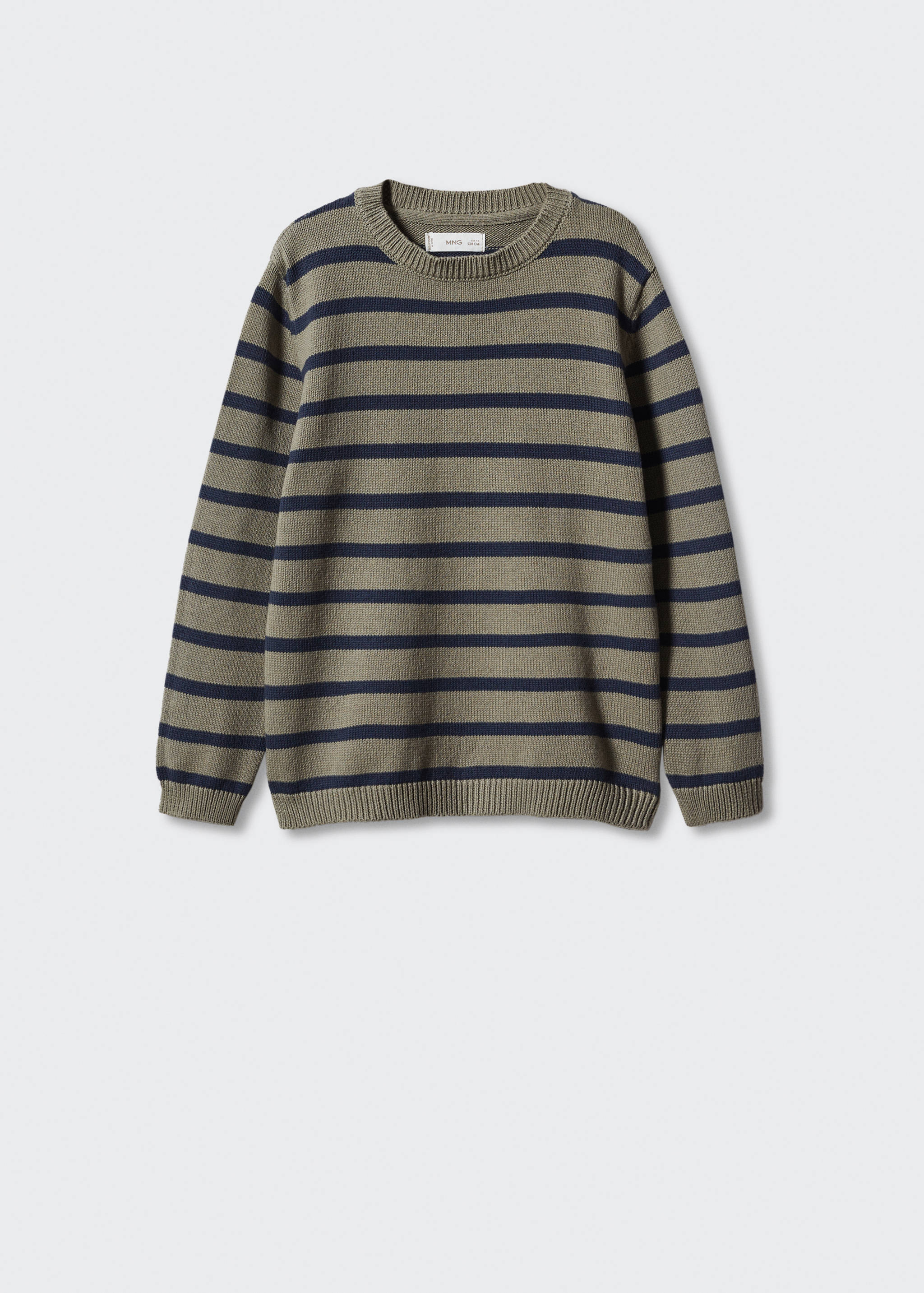 Striped knit sweater - Article without model