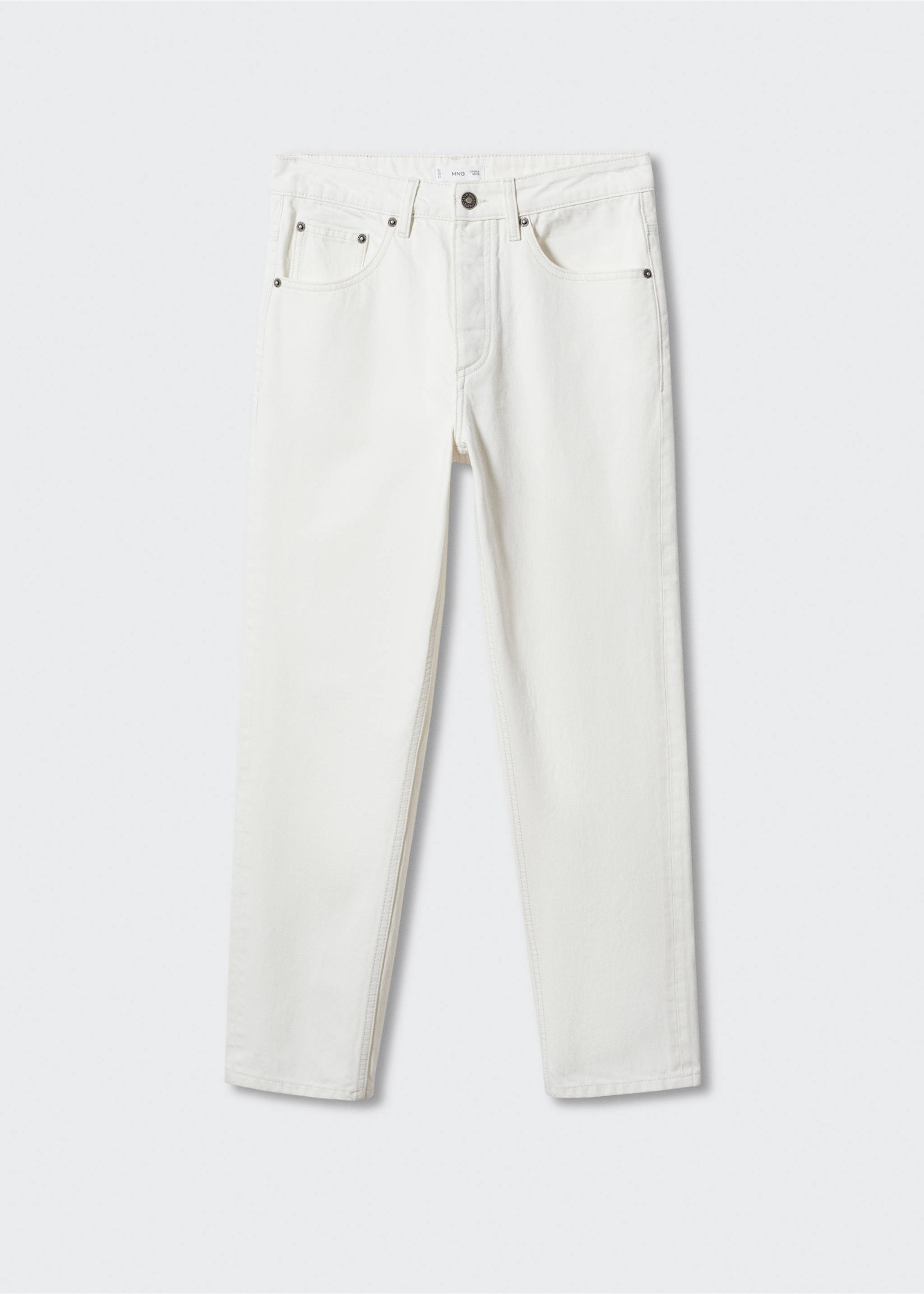 Regular-fit jeans - Article without model, Off White. Ref: 47093255-00.