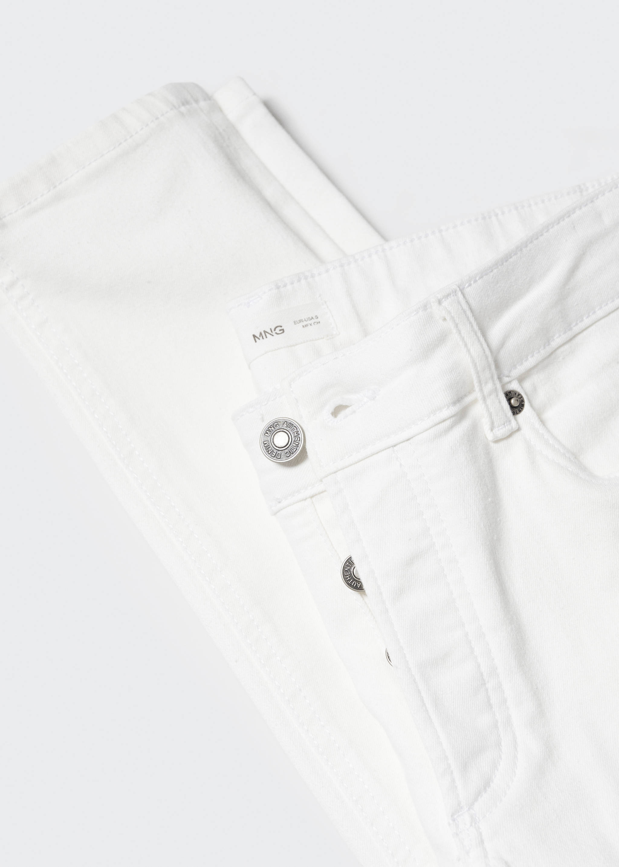 Slim-fit jeans with buttons - Details of the article 8