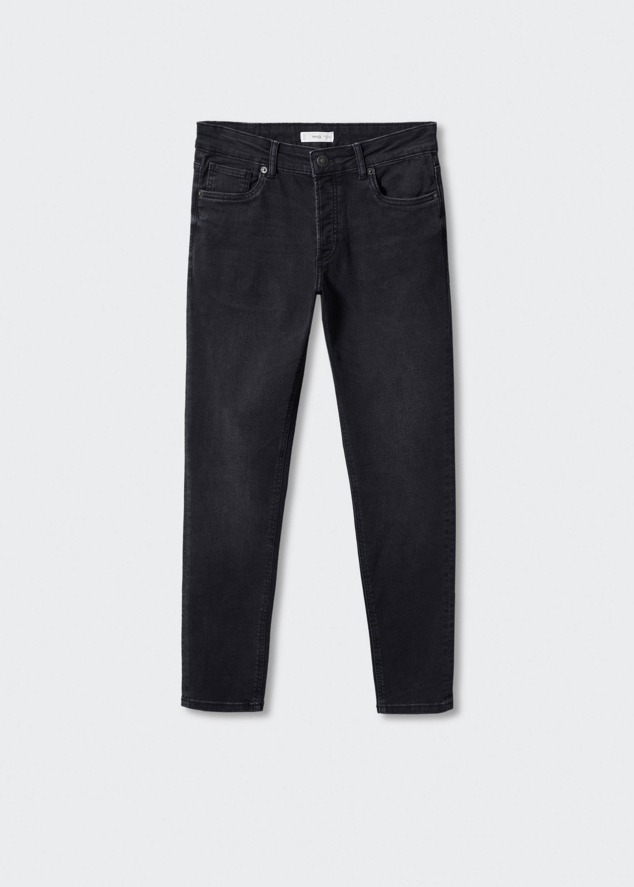 Slim-fit jeans with buttons - Article without model