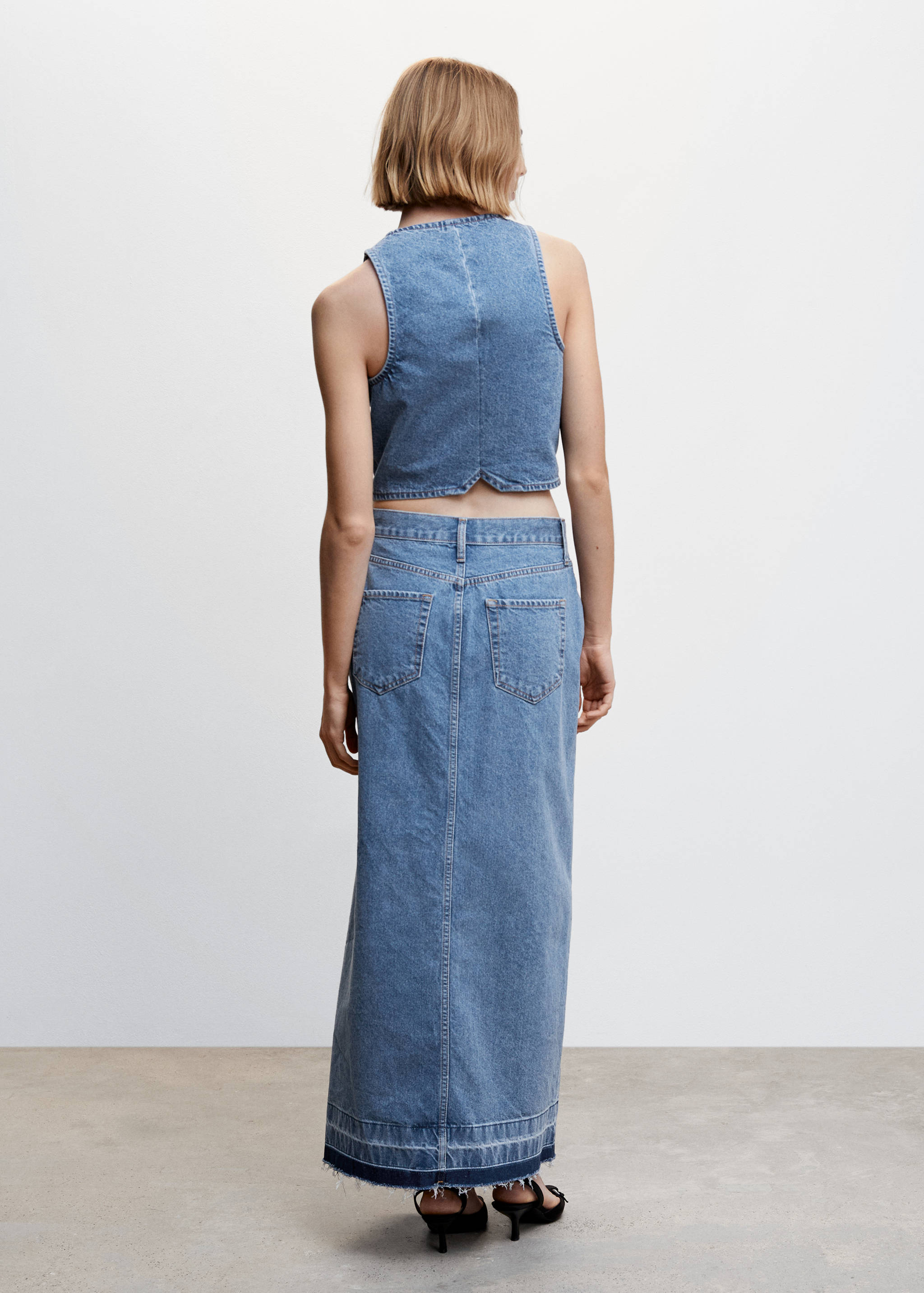 Traper prsluk s džepovima - Stražnji dio artikla