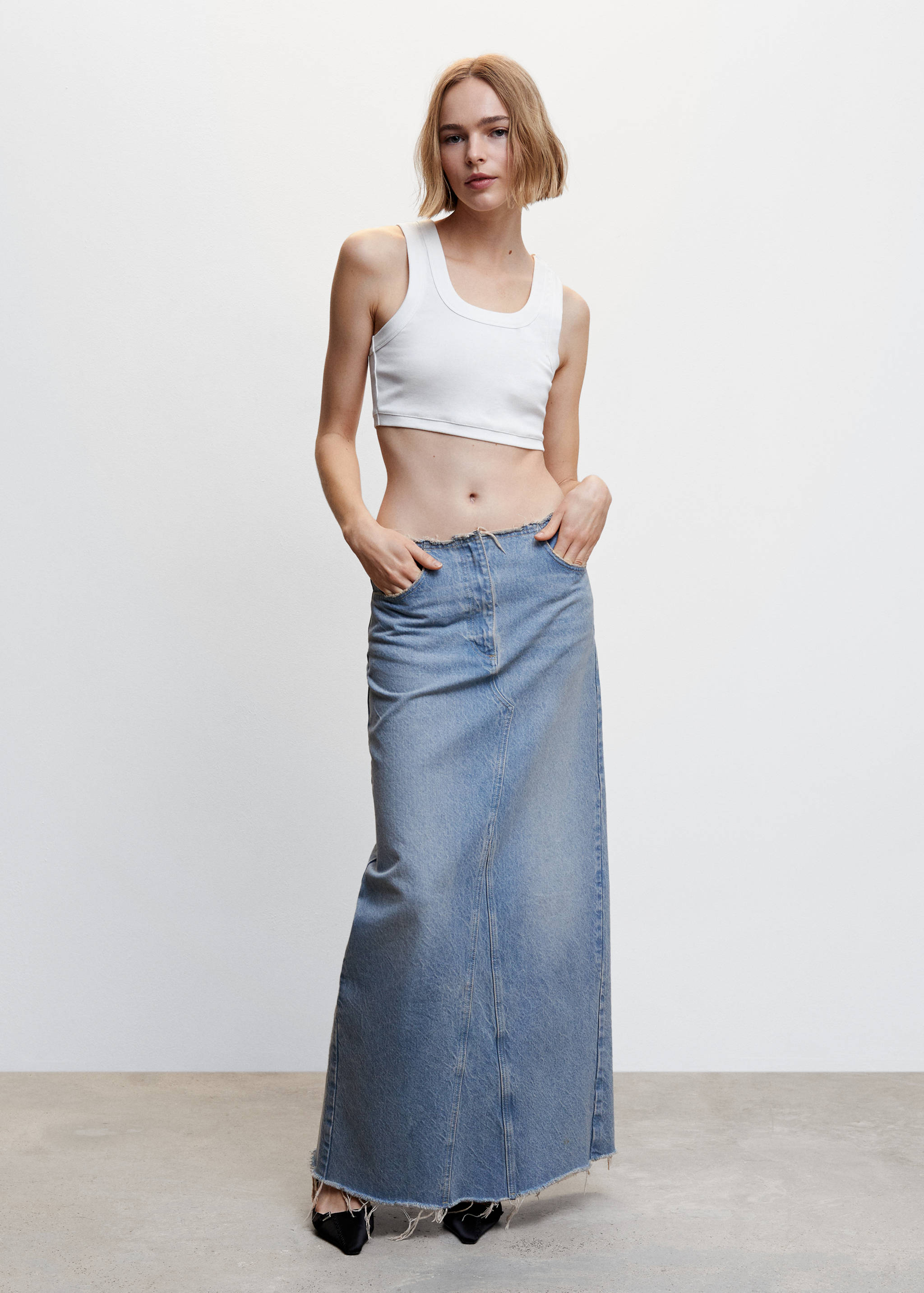 Top cotó reciclat - Pla general