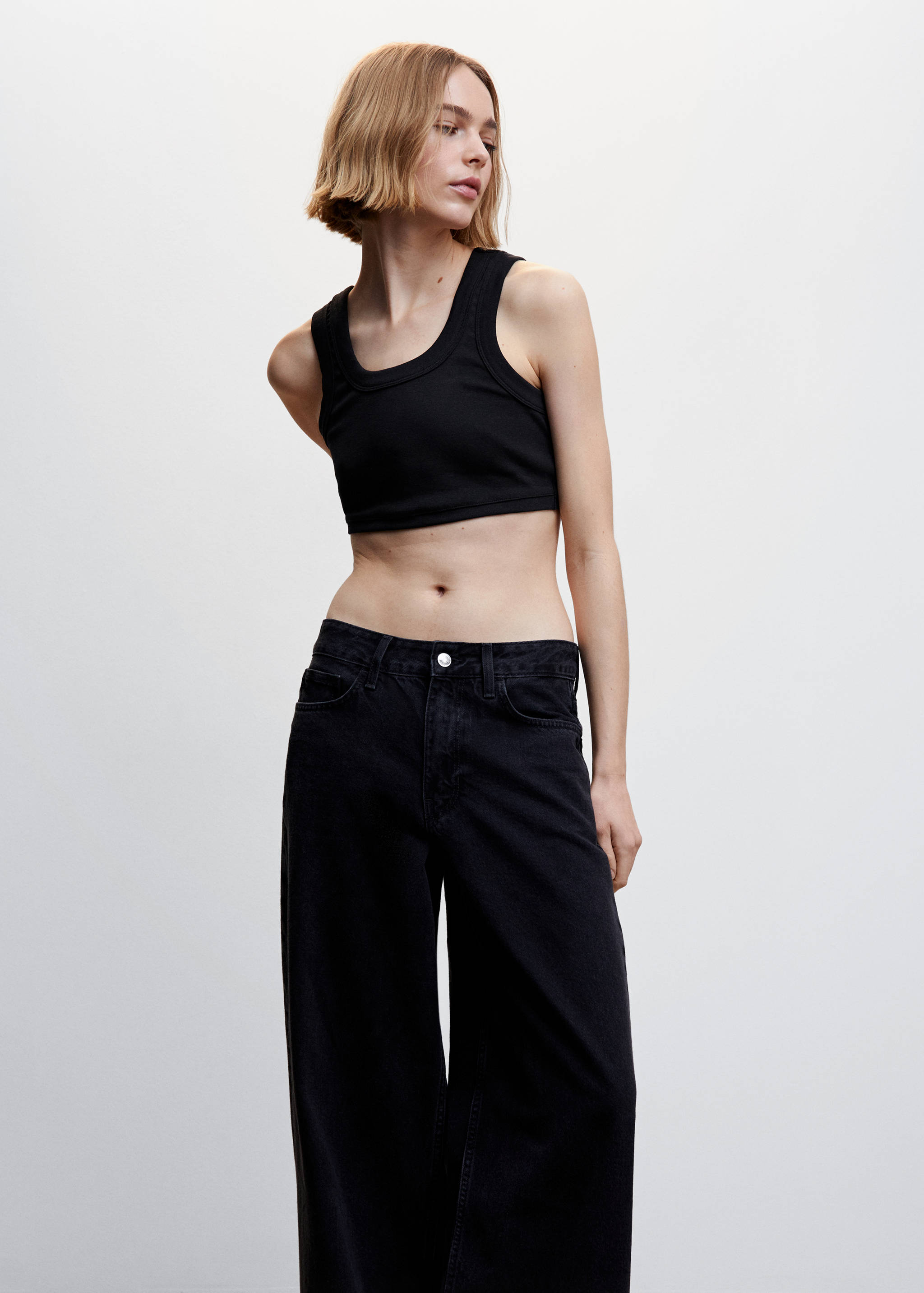 Top cotó reciclat - Pla mig