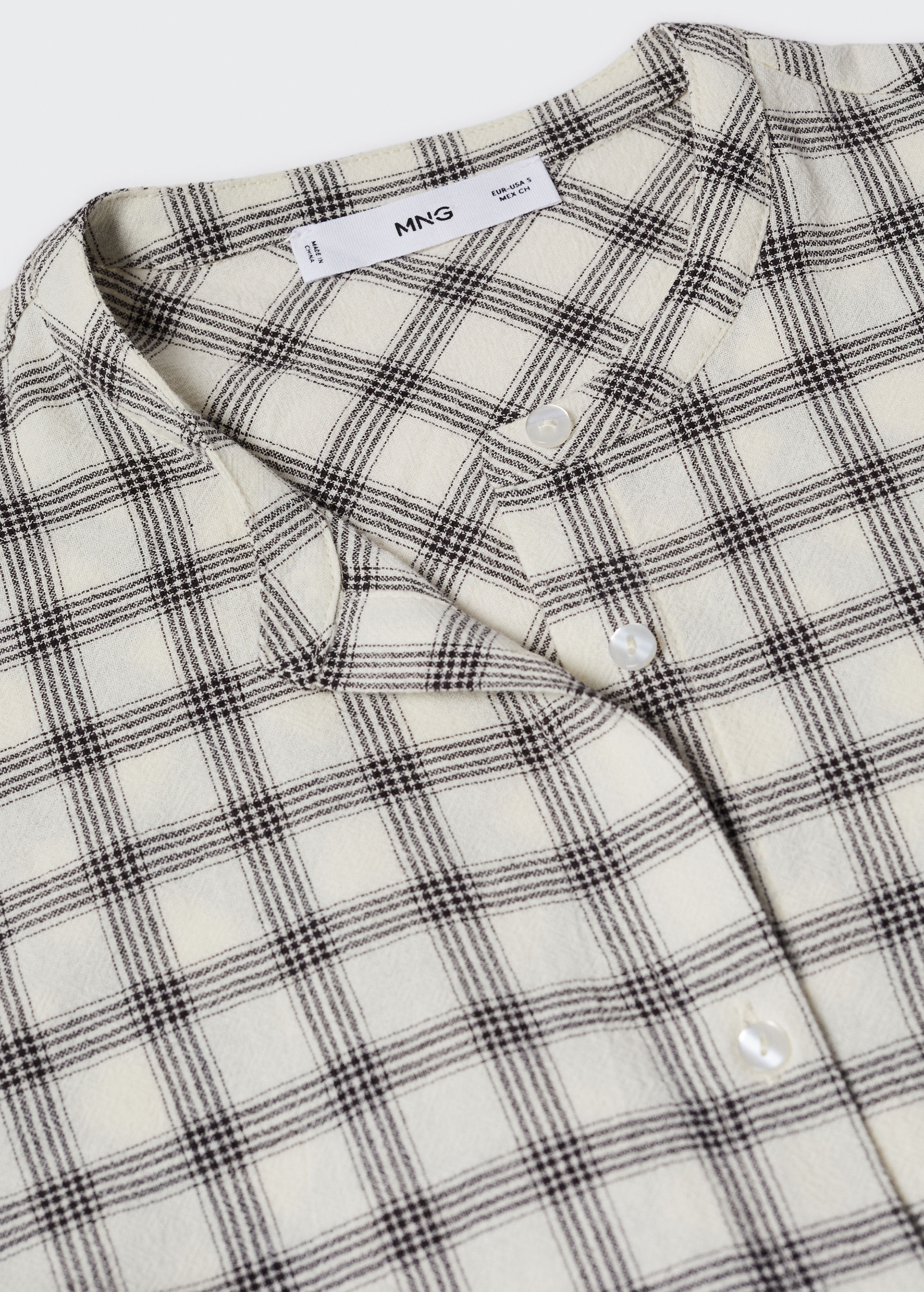 Camisa pijama quadres franel·la - Detall de l'article 8
