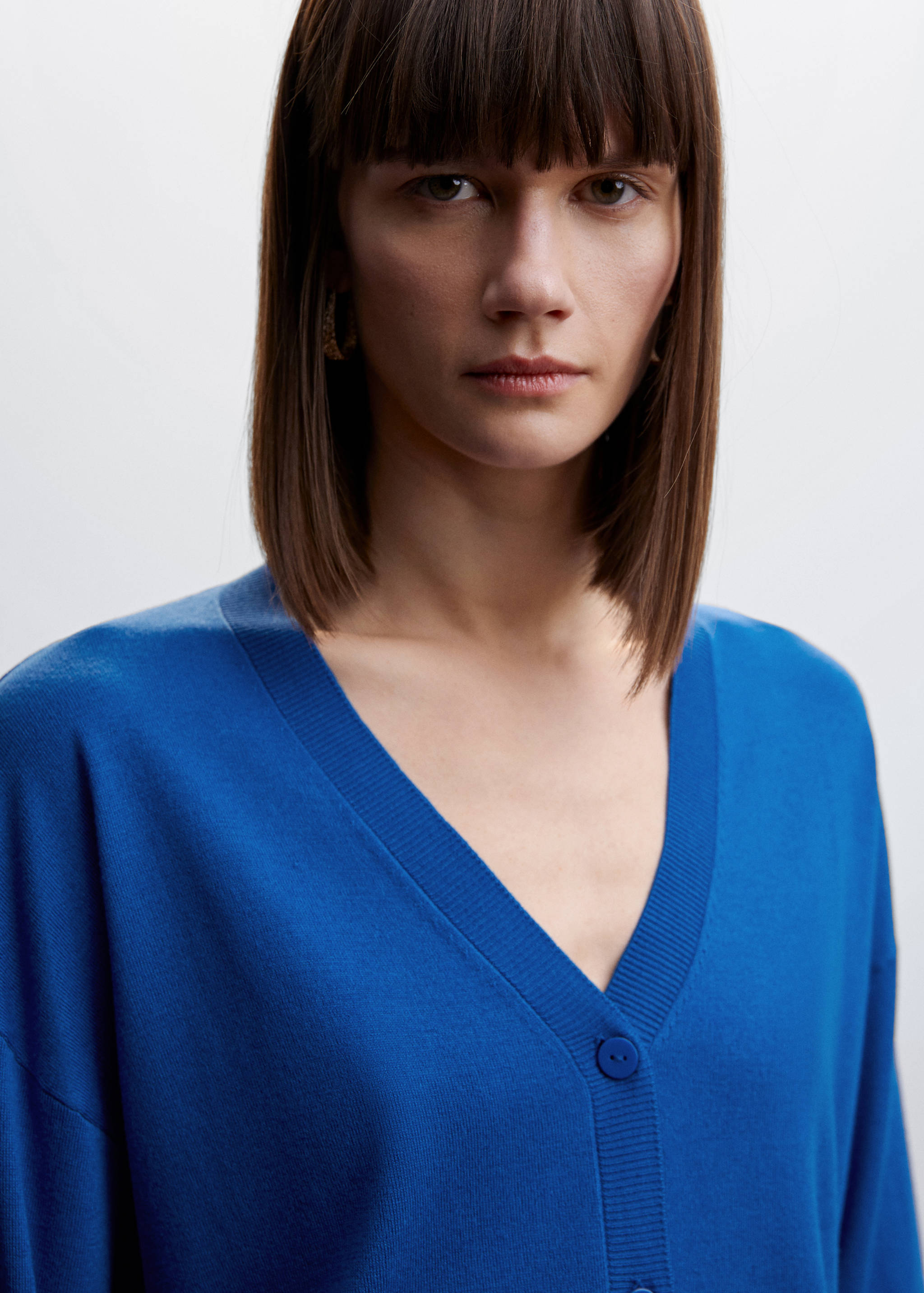 Fine-knit cardigan - Details of the article 1