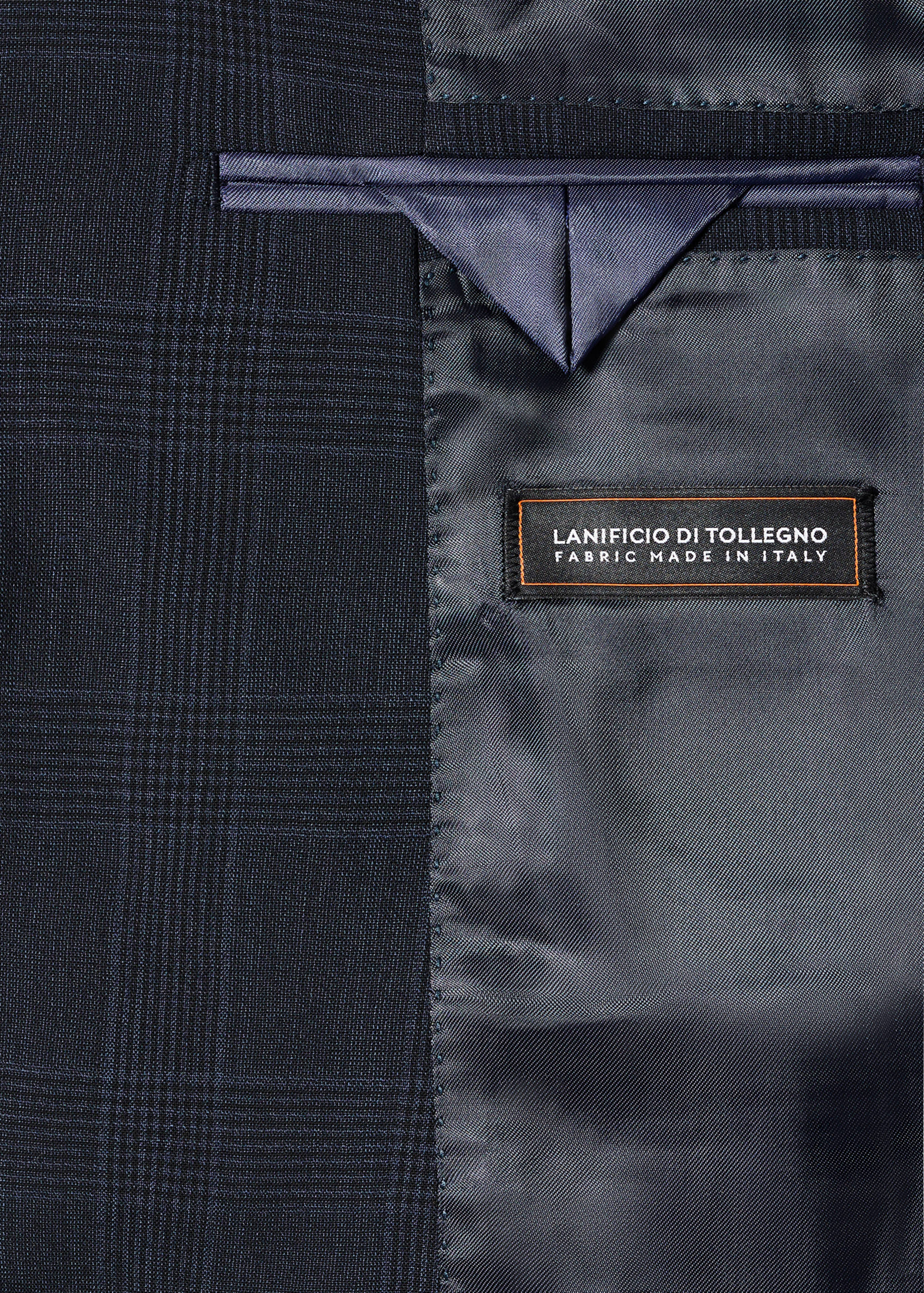 Slim fit virgin wool suit blazer - Details of the article 0