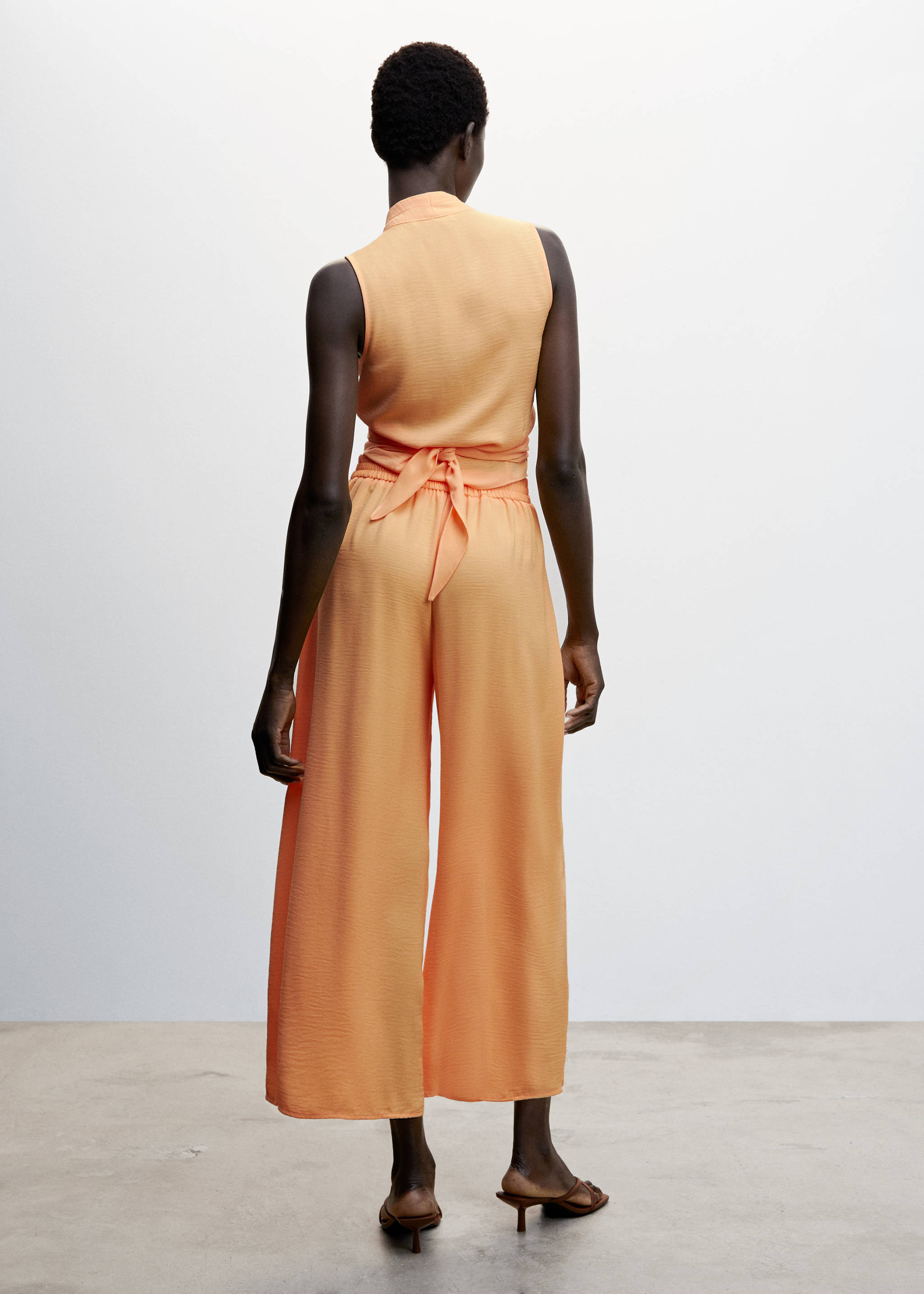 Pantalón fluido wideleg  - Reverso del artículo