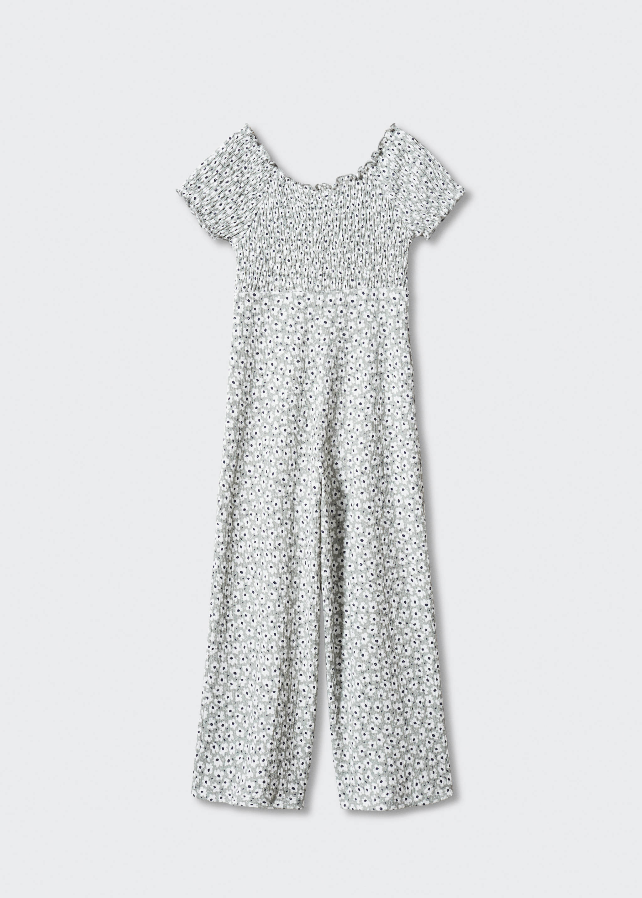 Floral print jumpsuit - Reverse of the article