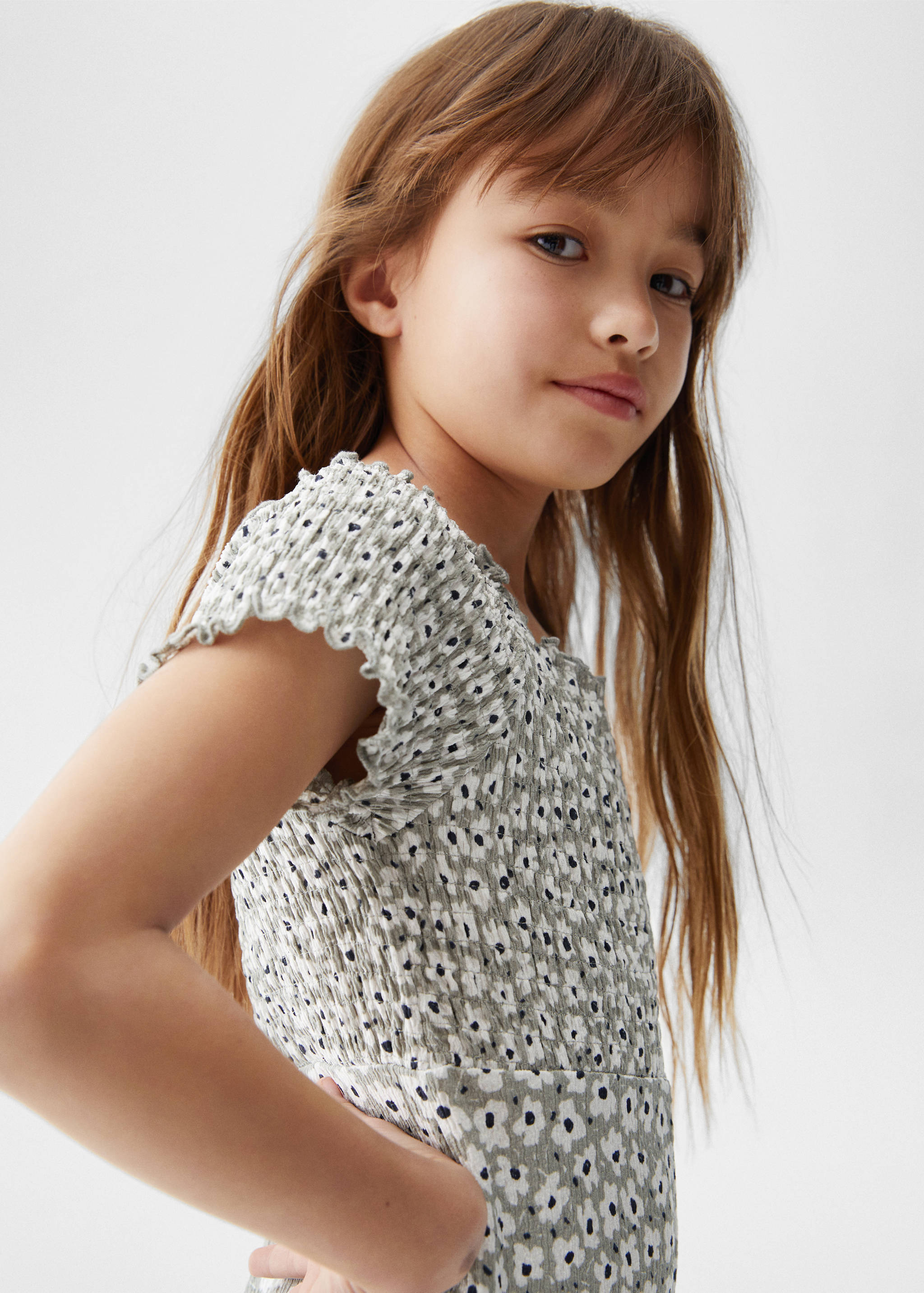 Floral print jumpsuit - Details of the article 1