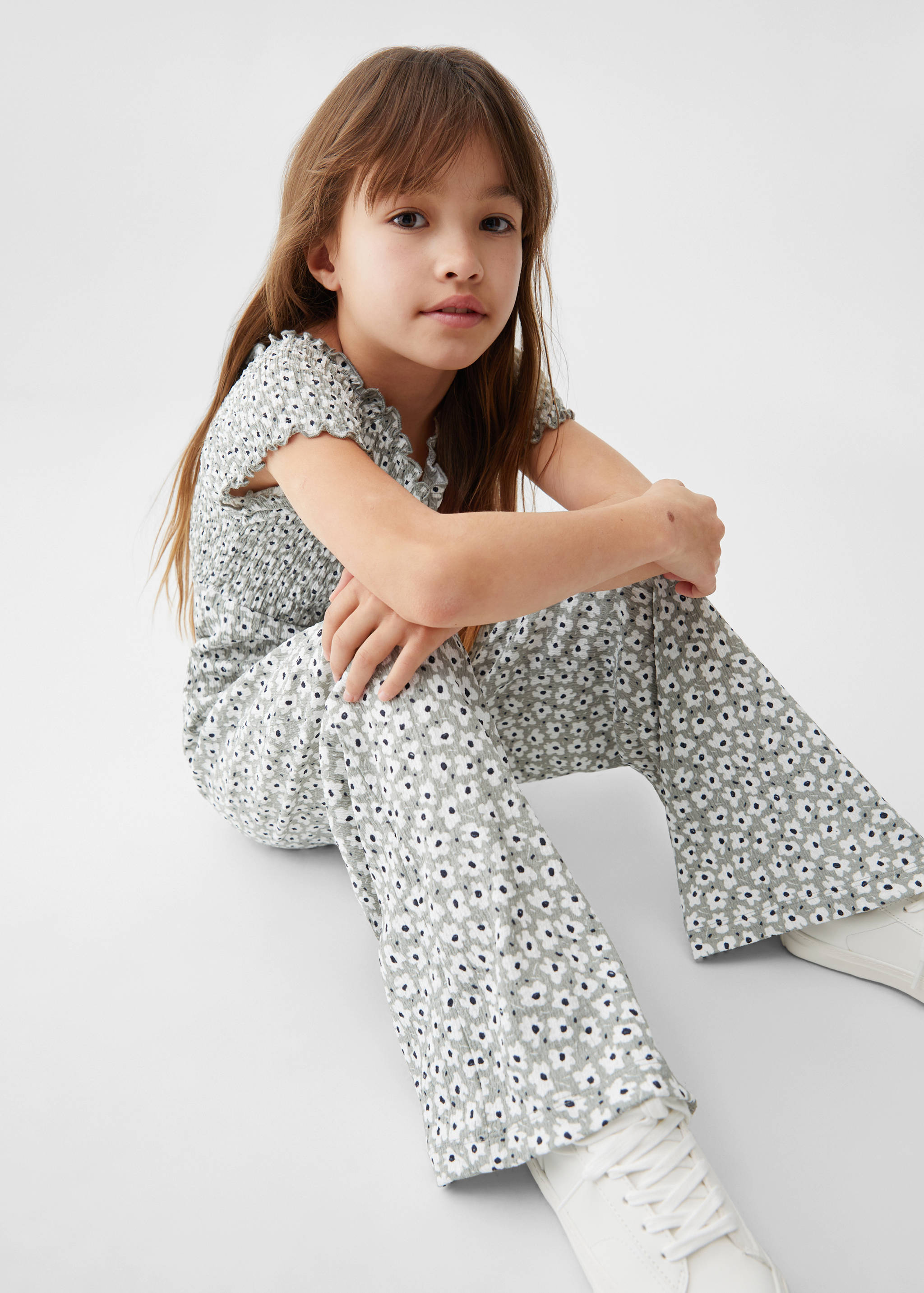 Floral print jumpsuit - Details of the article 2