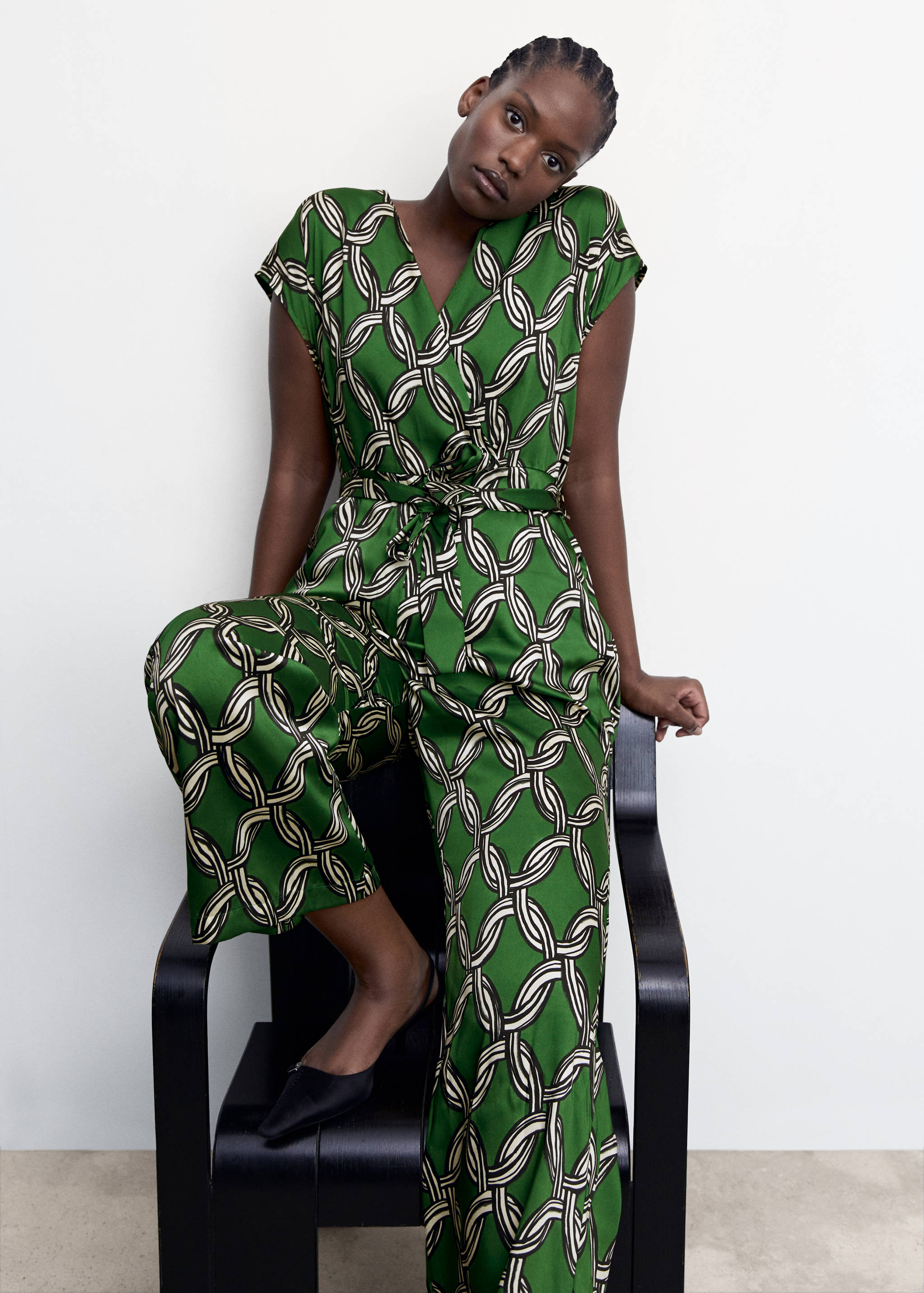 Jumpsuit mit Chain-Print - Detail des Artikels 4