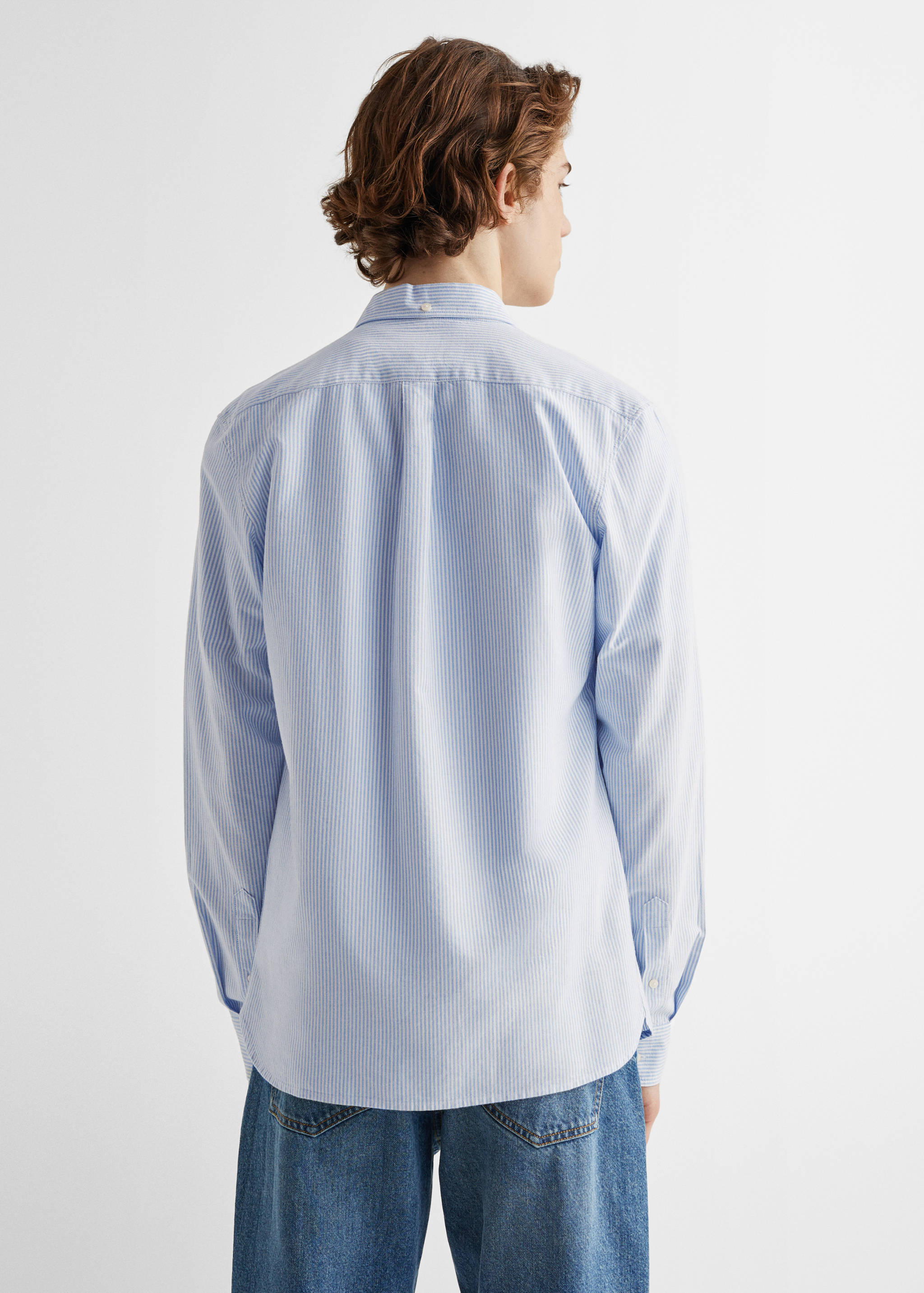 Regular fit Oxford cotton shirt - Reverse of the article