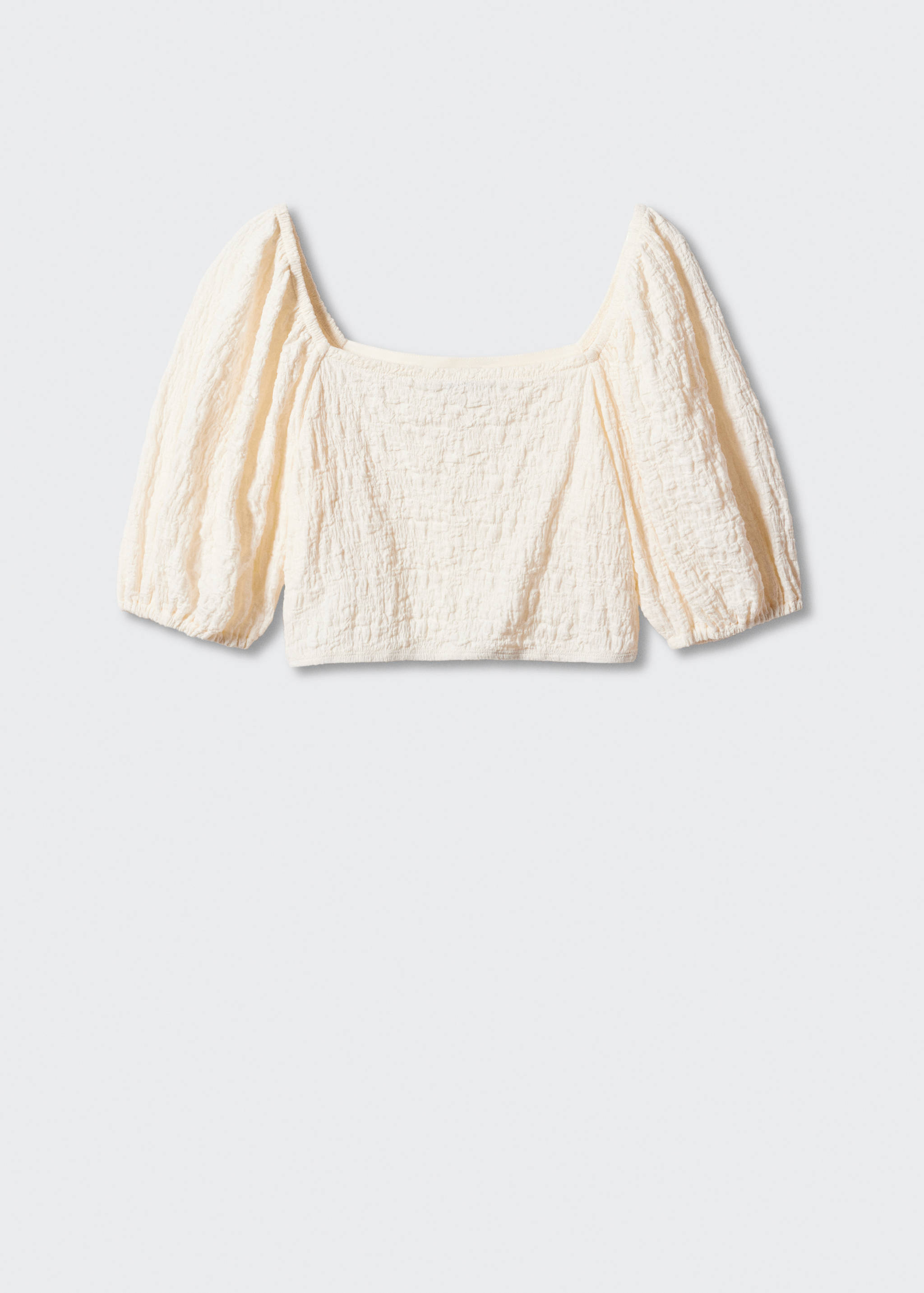 Baumwoll-Top mit Textur - Artikel ohne Model