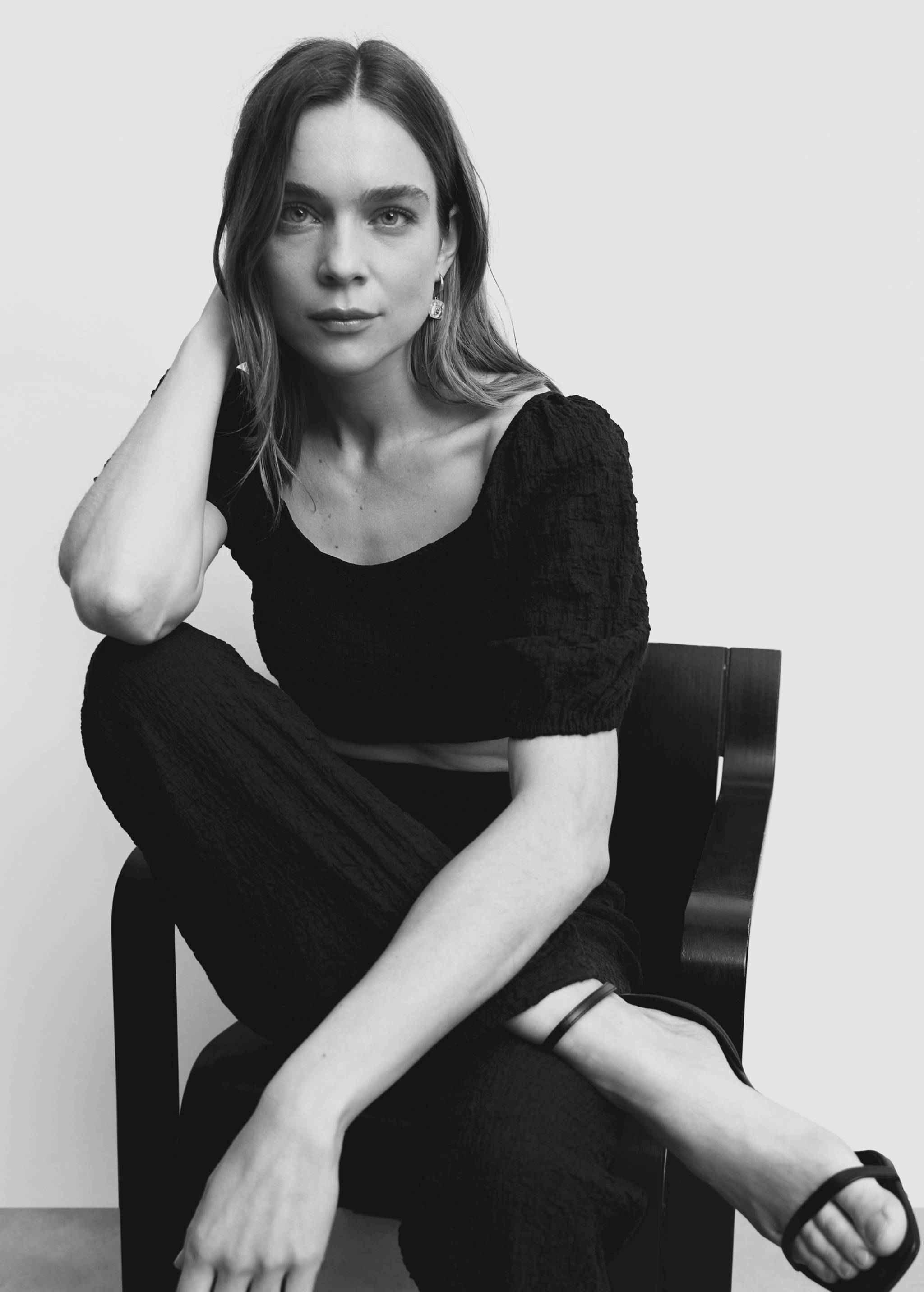 Baumwoll-Top mit Textur - Detail des Artikels 2