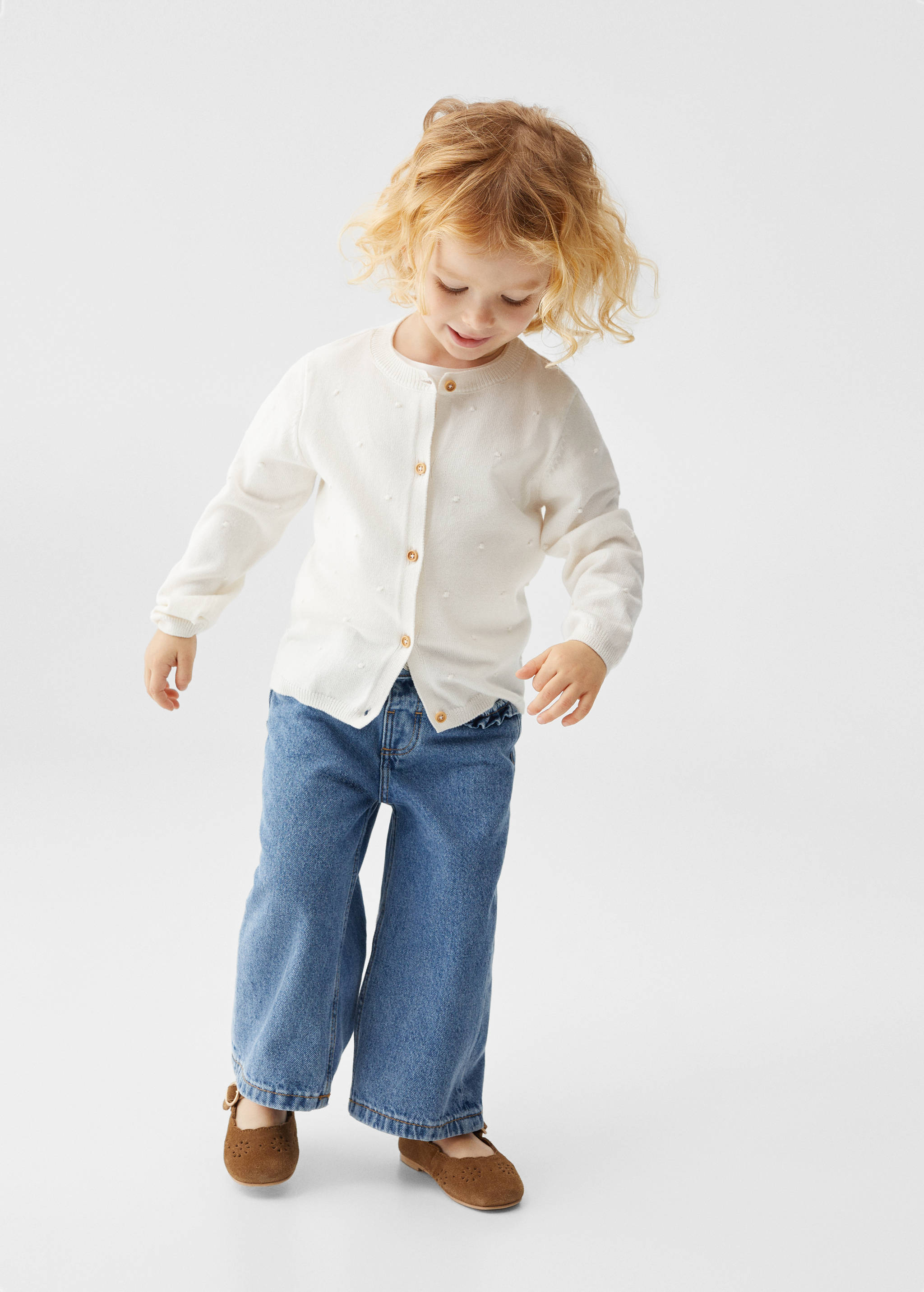 Cotton-blend cardigan - General plane