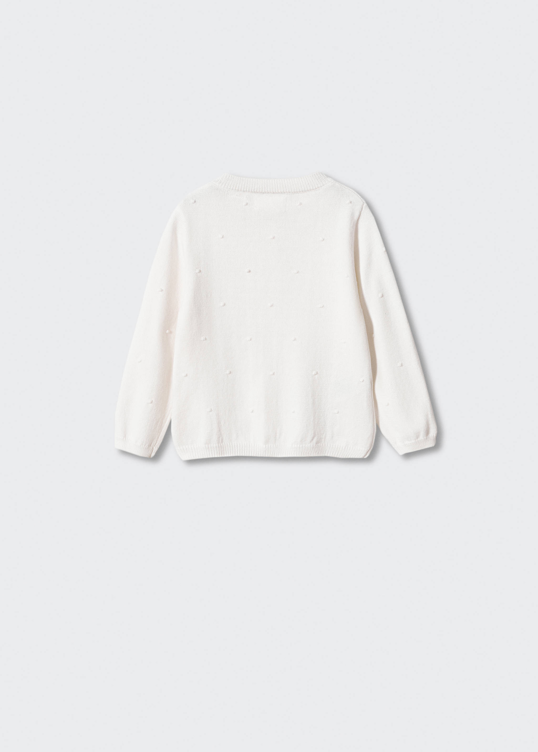 Cotton-blend cardigan - Reverse of the article