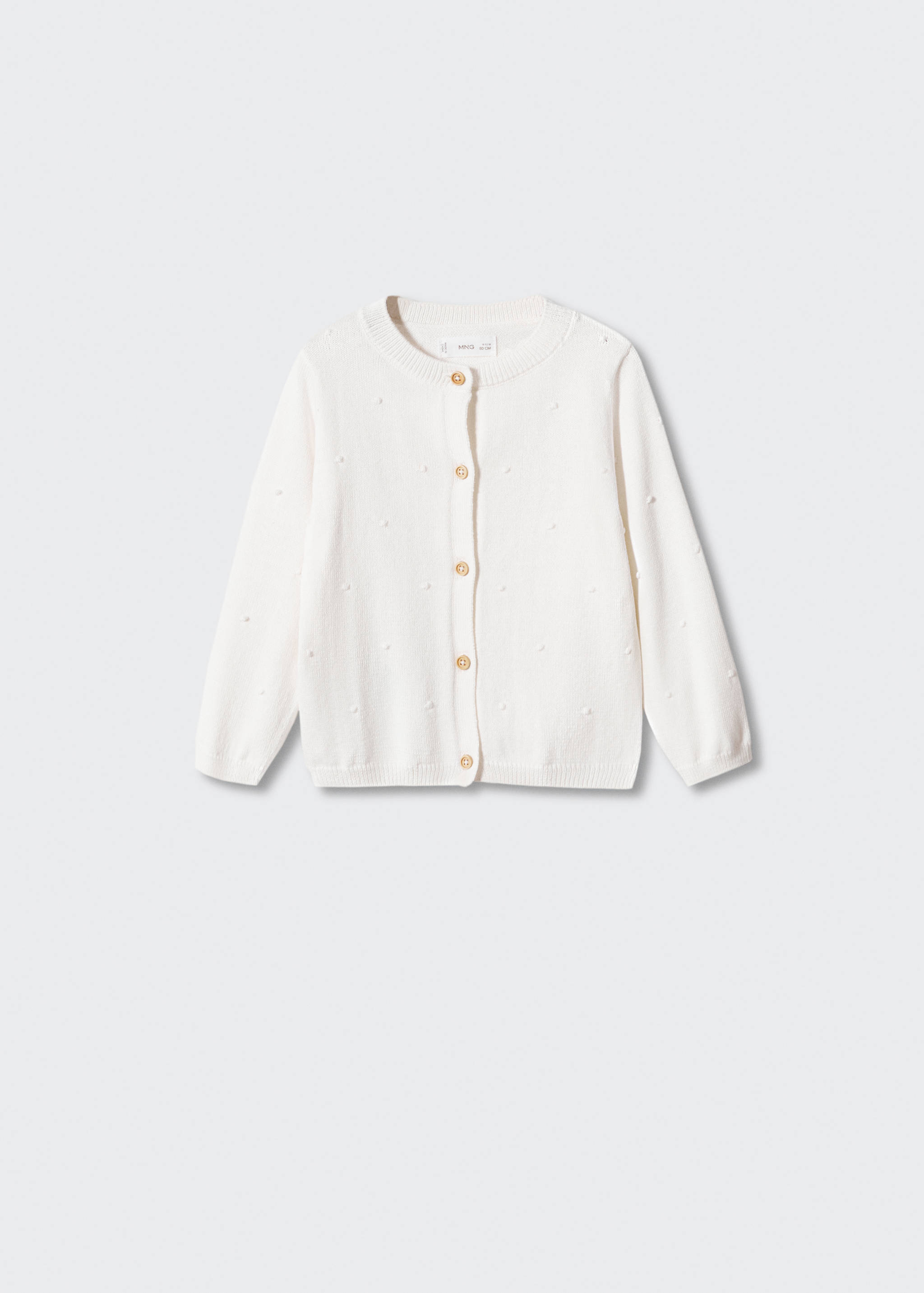 Cotton-blend cardigan - Article without model