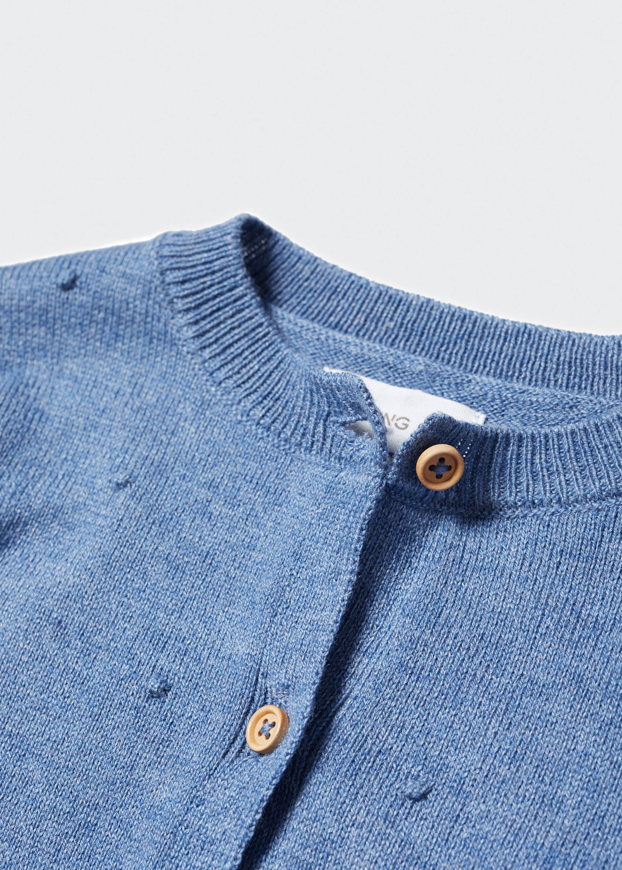 Cotton-blend cardigan - Details of the article 0