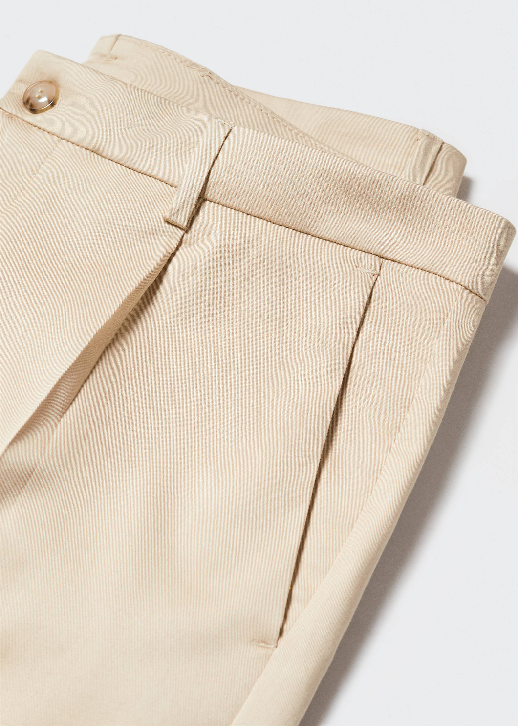 Slim-fit cotton trousers - Details of the article 8