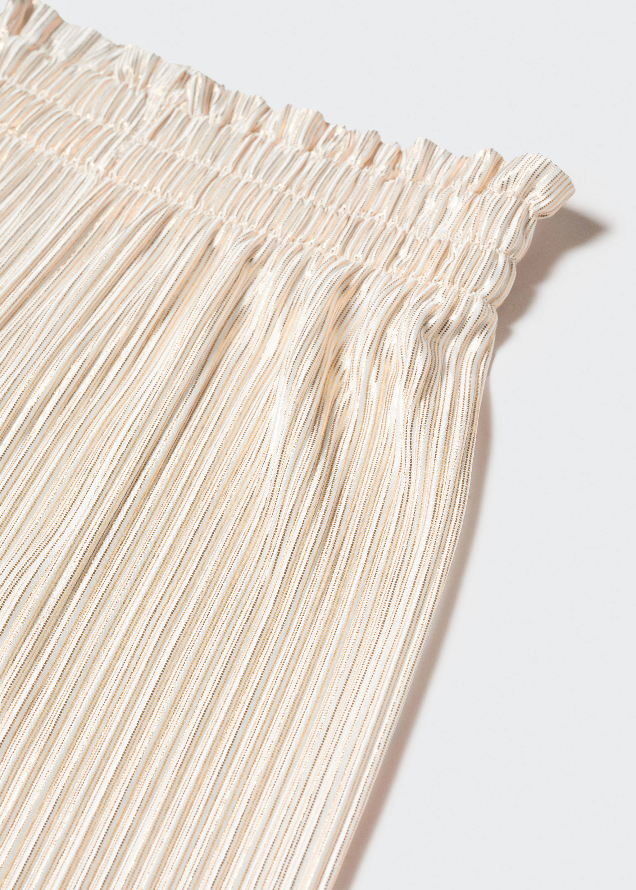 Pleated lurex trousers - Details of the article 8