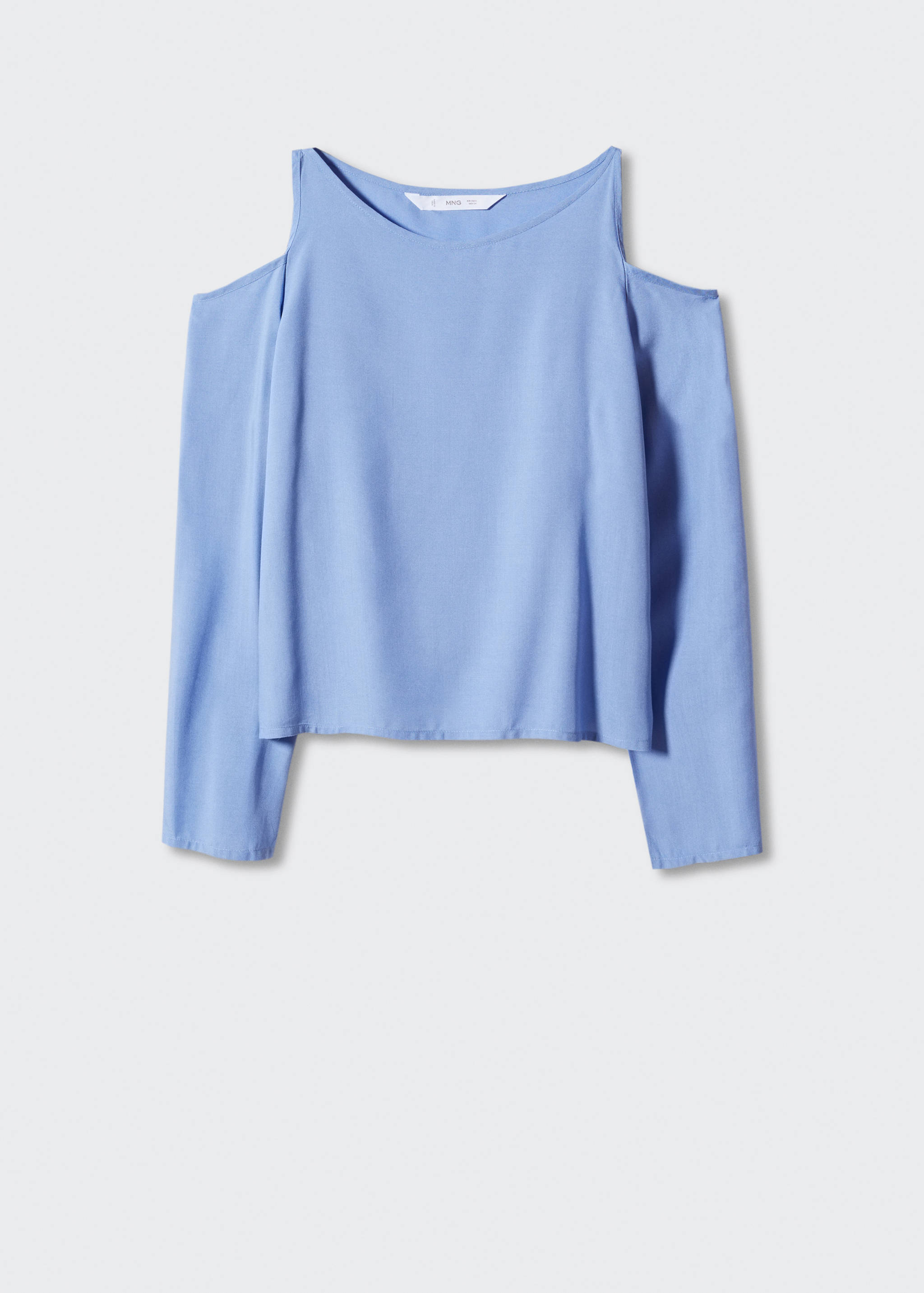 Flowing blouse with shoulder opening  - Article without model