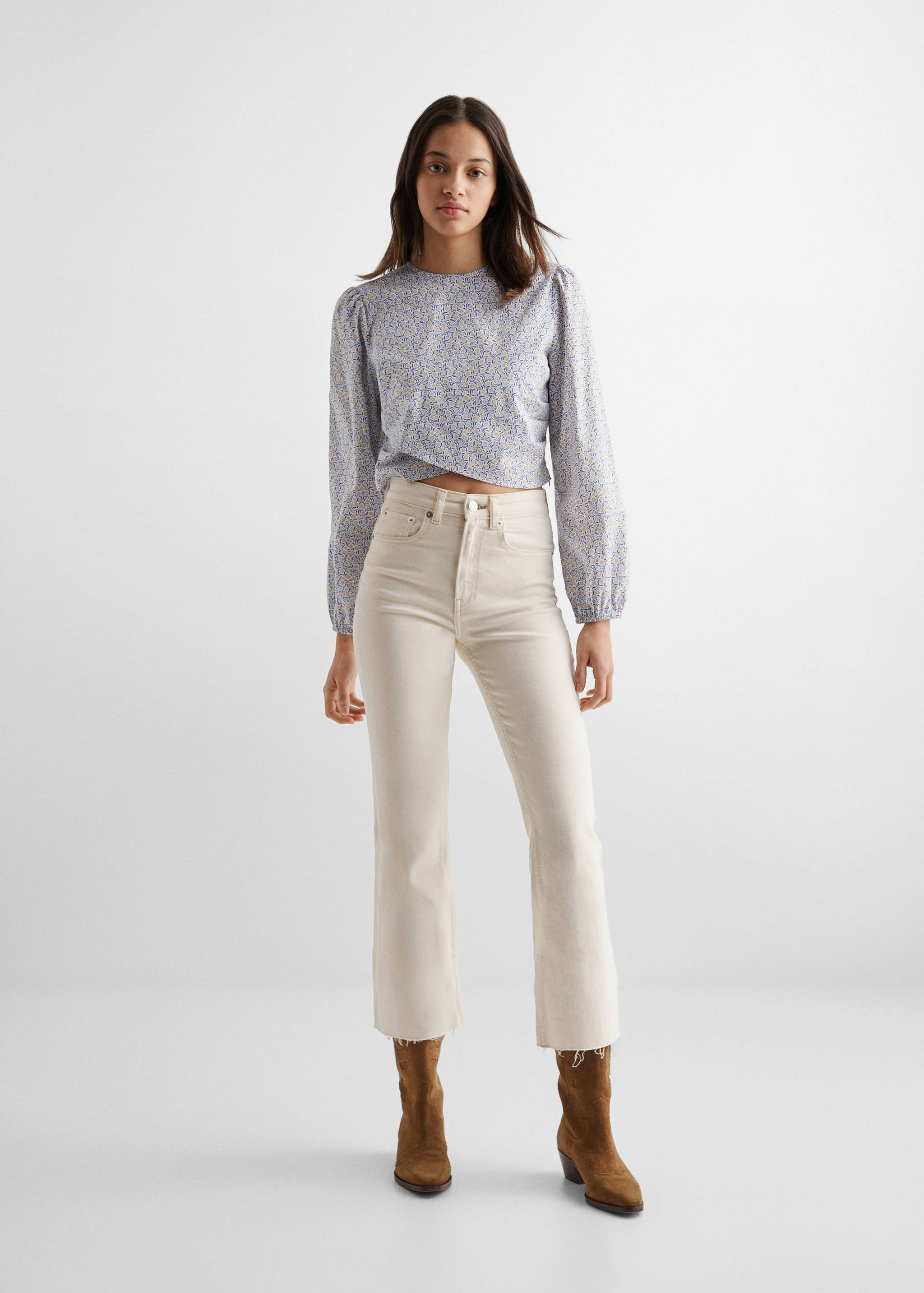 Mönstrad blus - Allmän bild