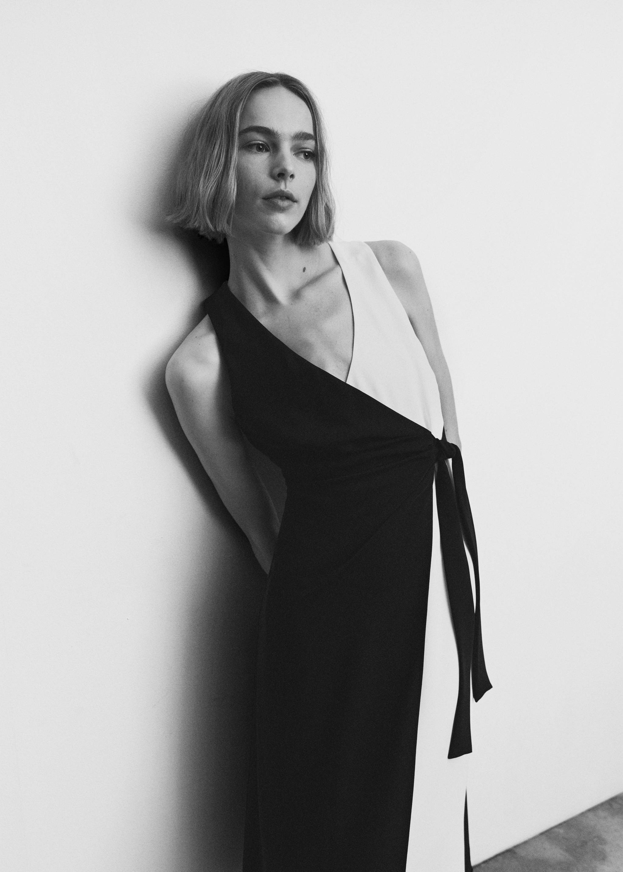 Vestit bicolor llaç - Detall de l'article 4