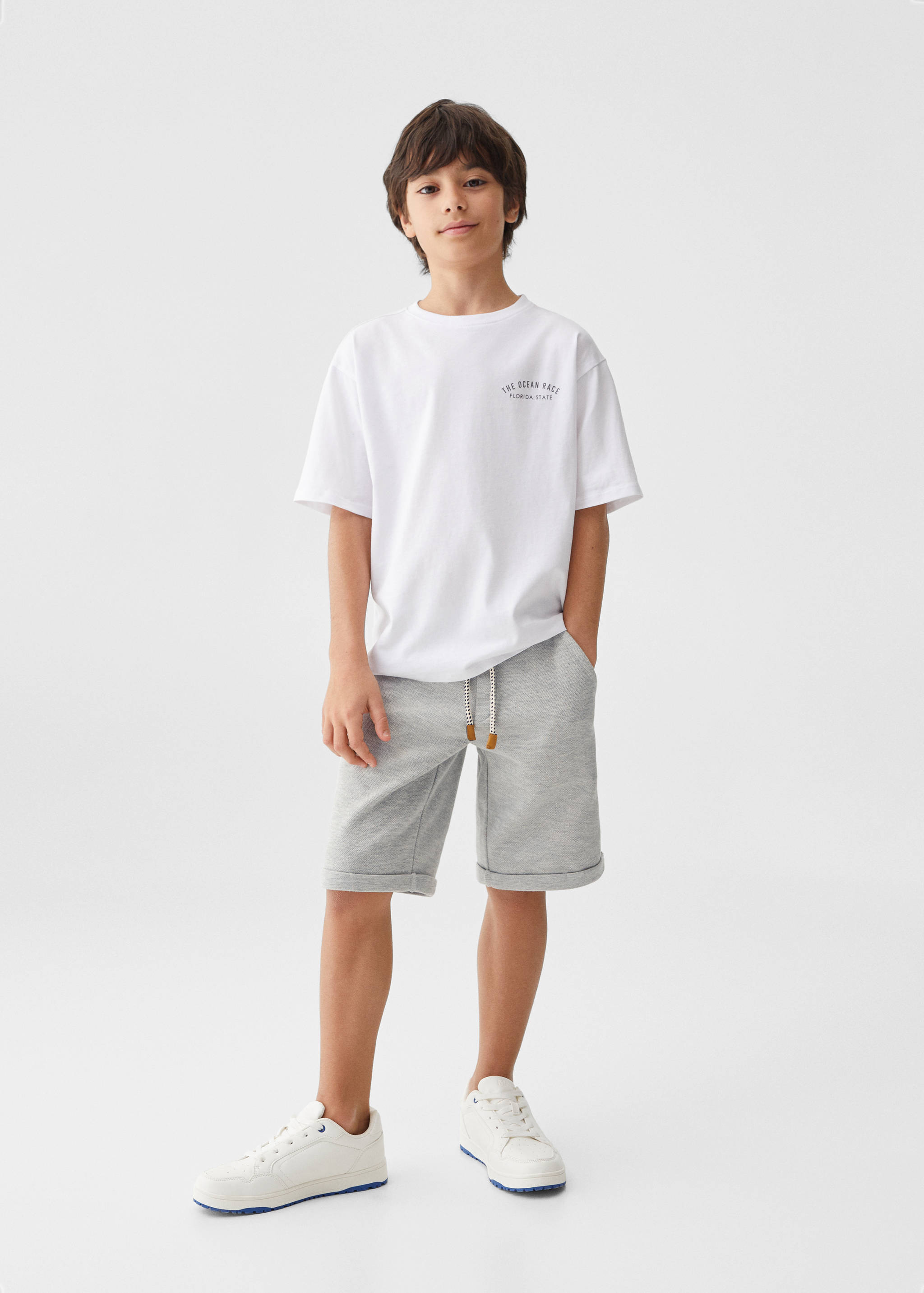 Bermudashorts mit Kordel - Allgemeine Ansicht