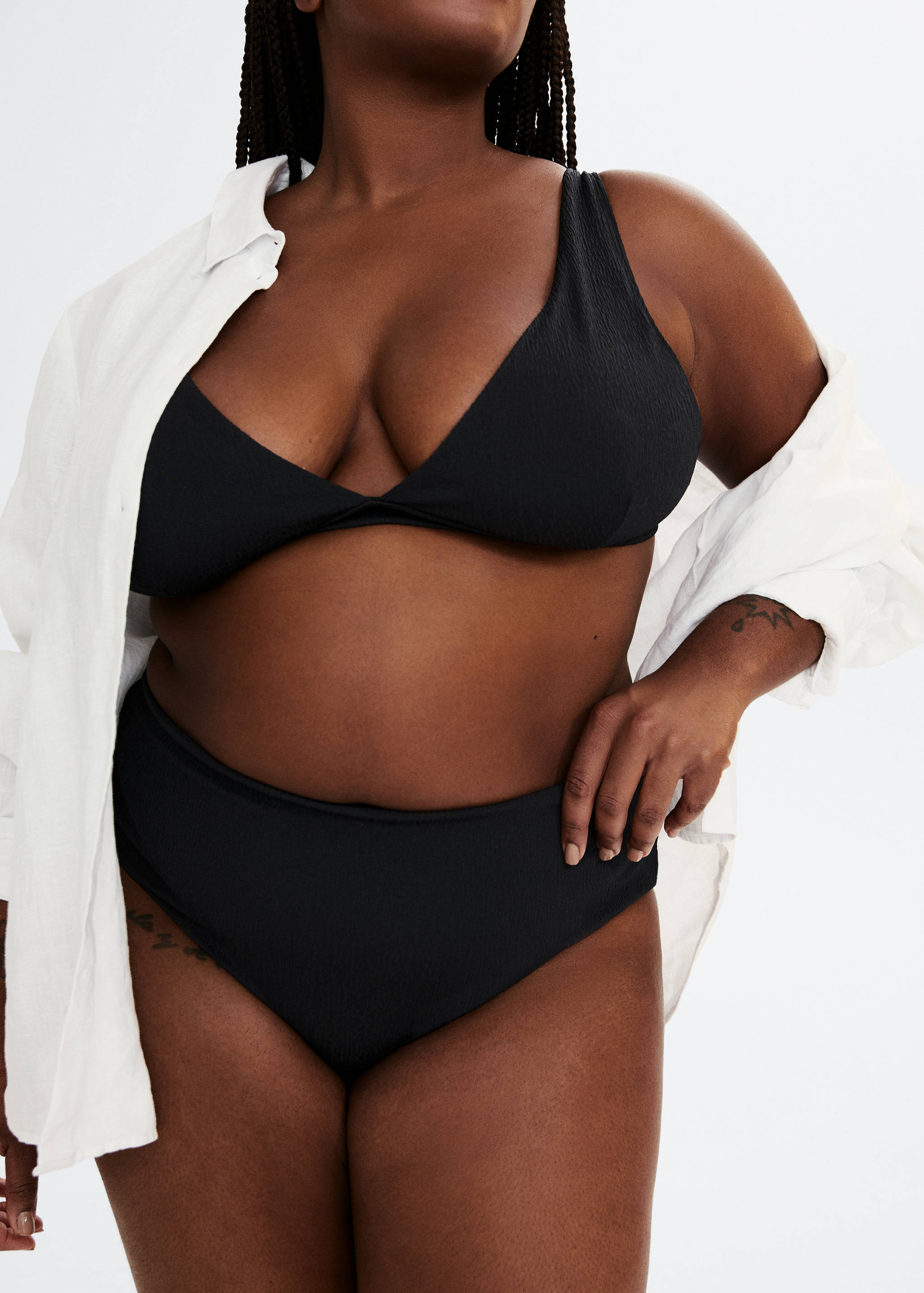 High-waist bikini bottoms - Details of the article 6