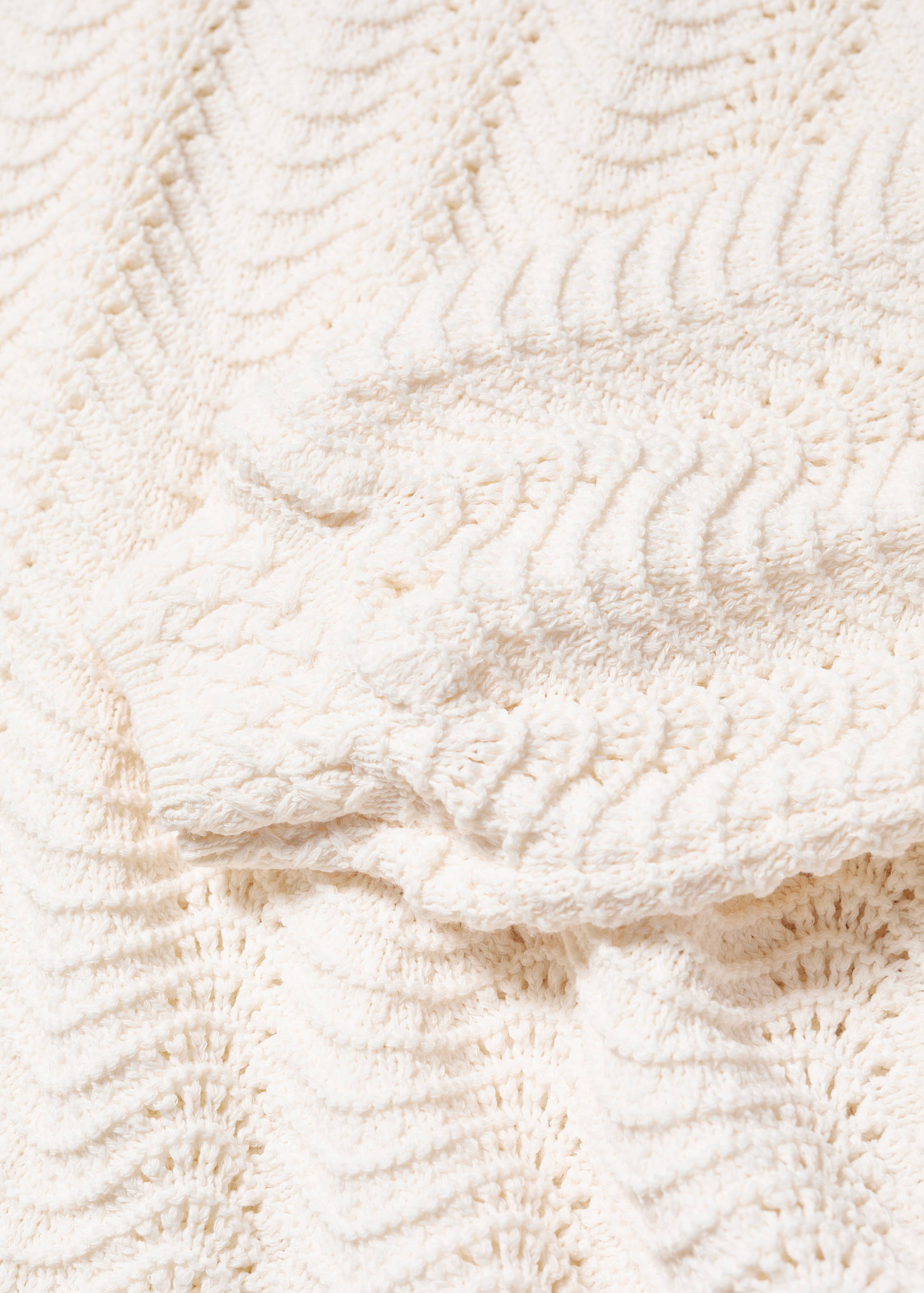 Puffed sleeves knit dress - Details of the article 8