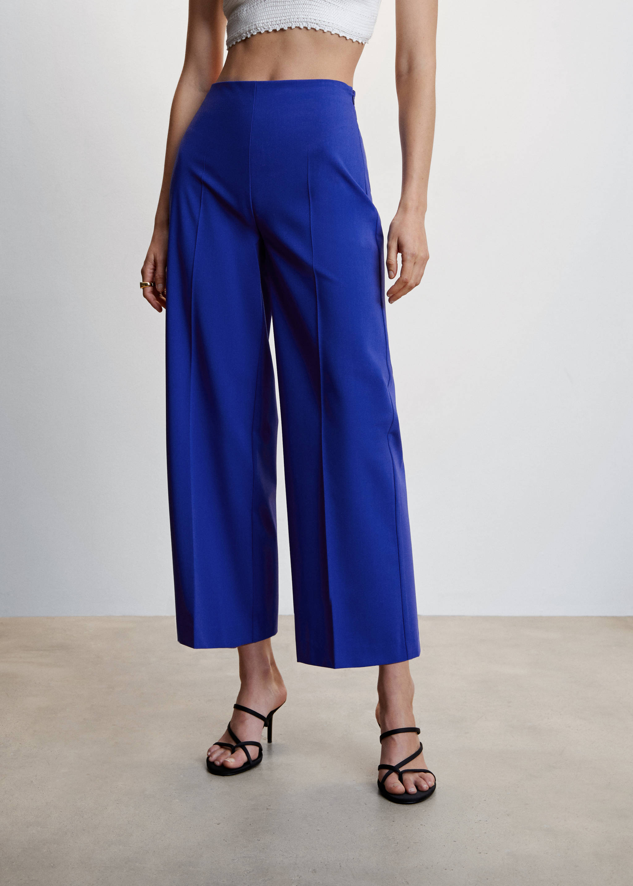 Straight culotte pants - Medium plane