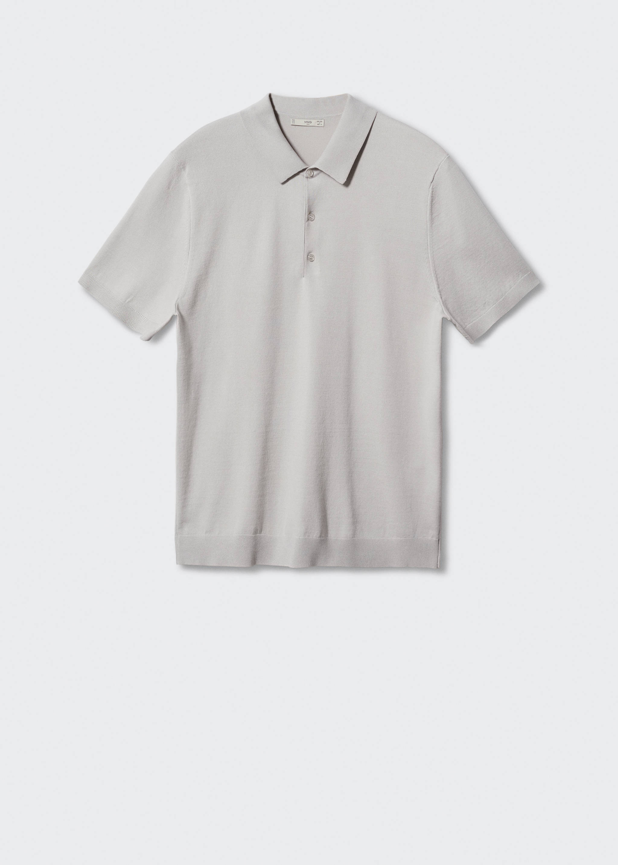Fine-knit polo shirt - Article without model