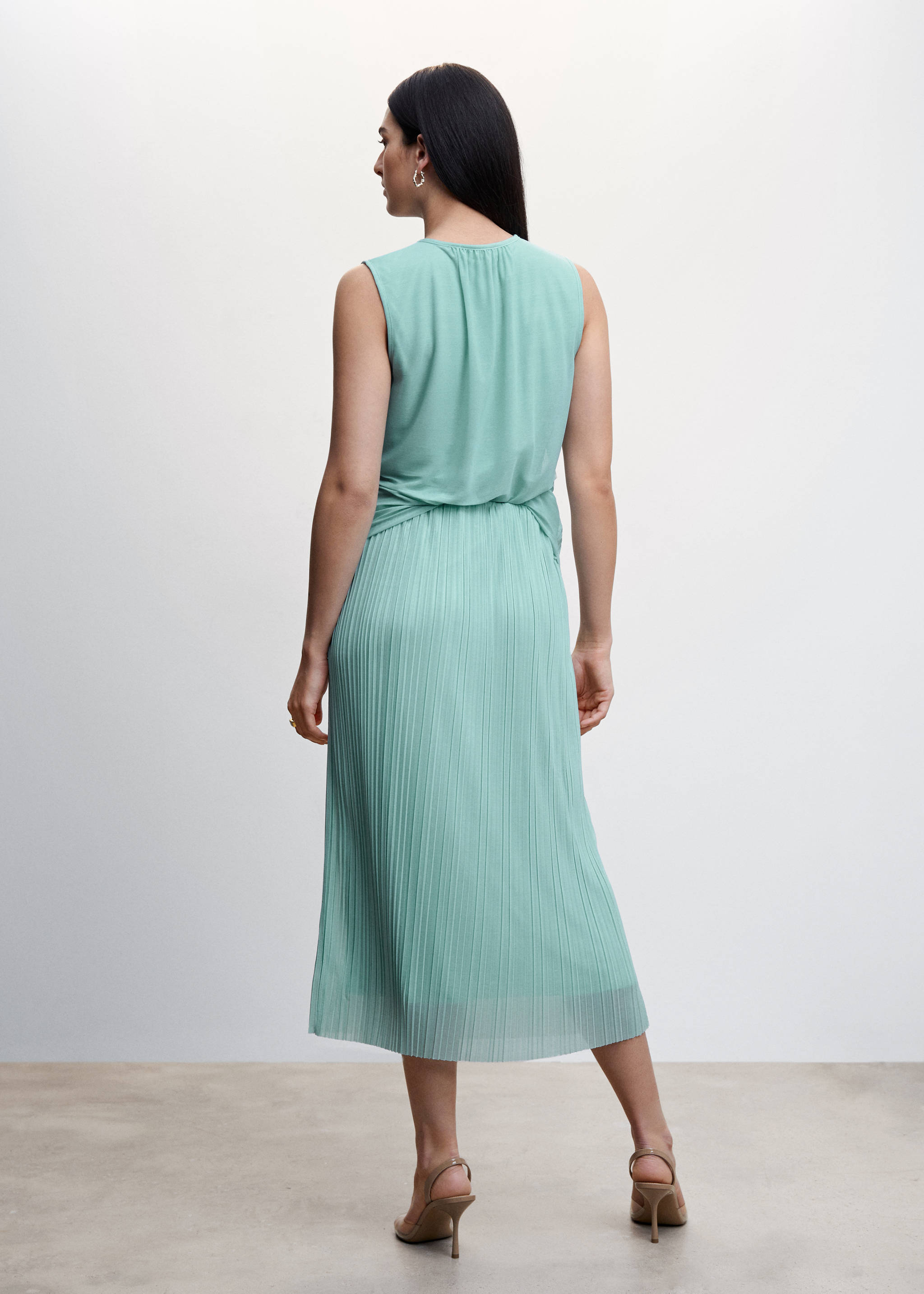 Jupe midi plissée - Verso de l’article