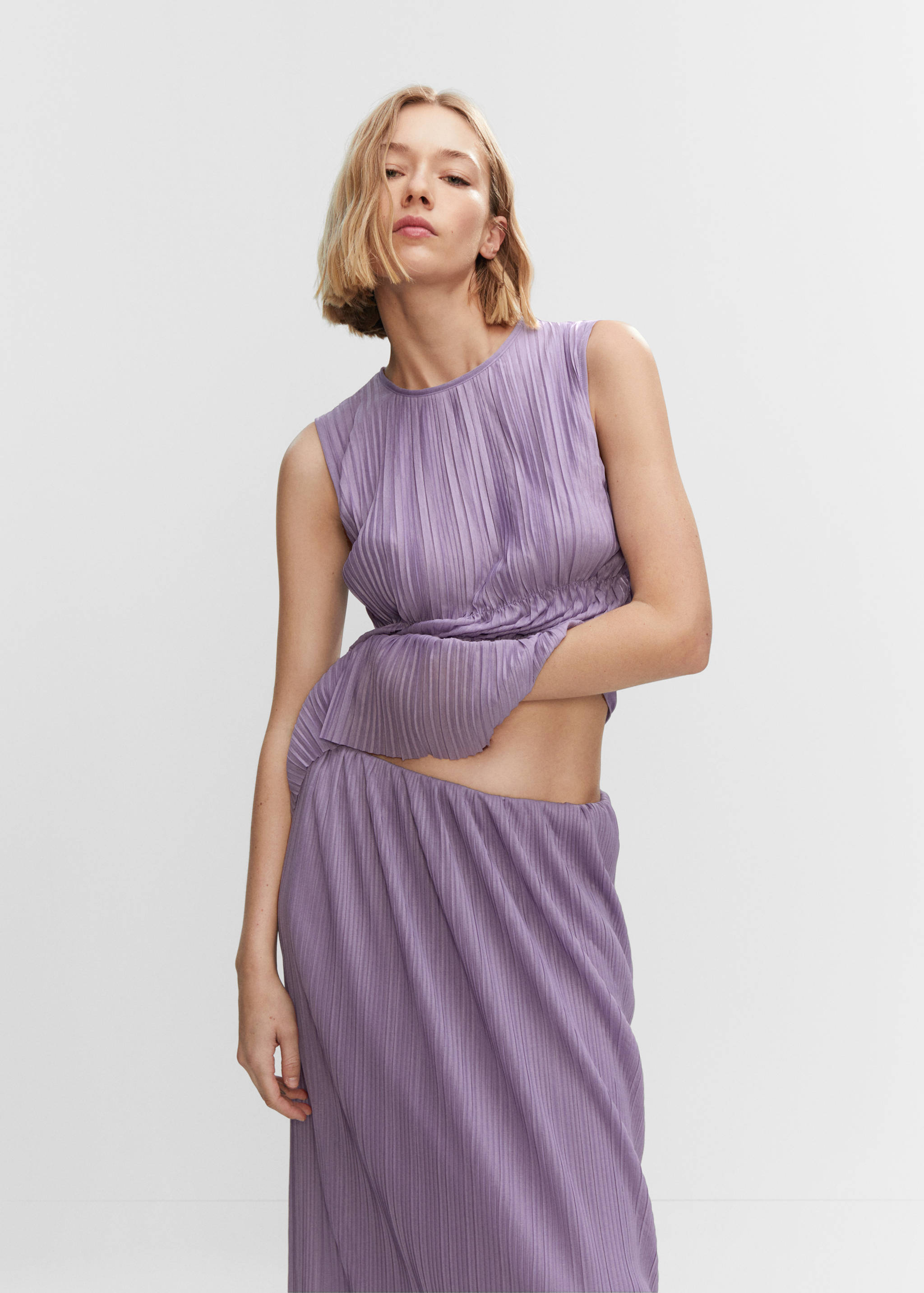 Jupe midi plissée - Détail de l'article 1