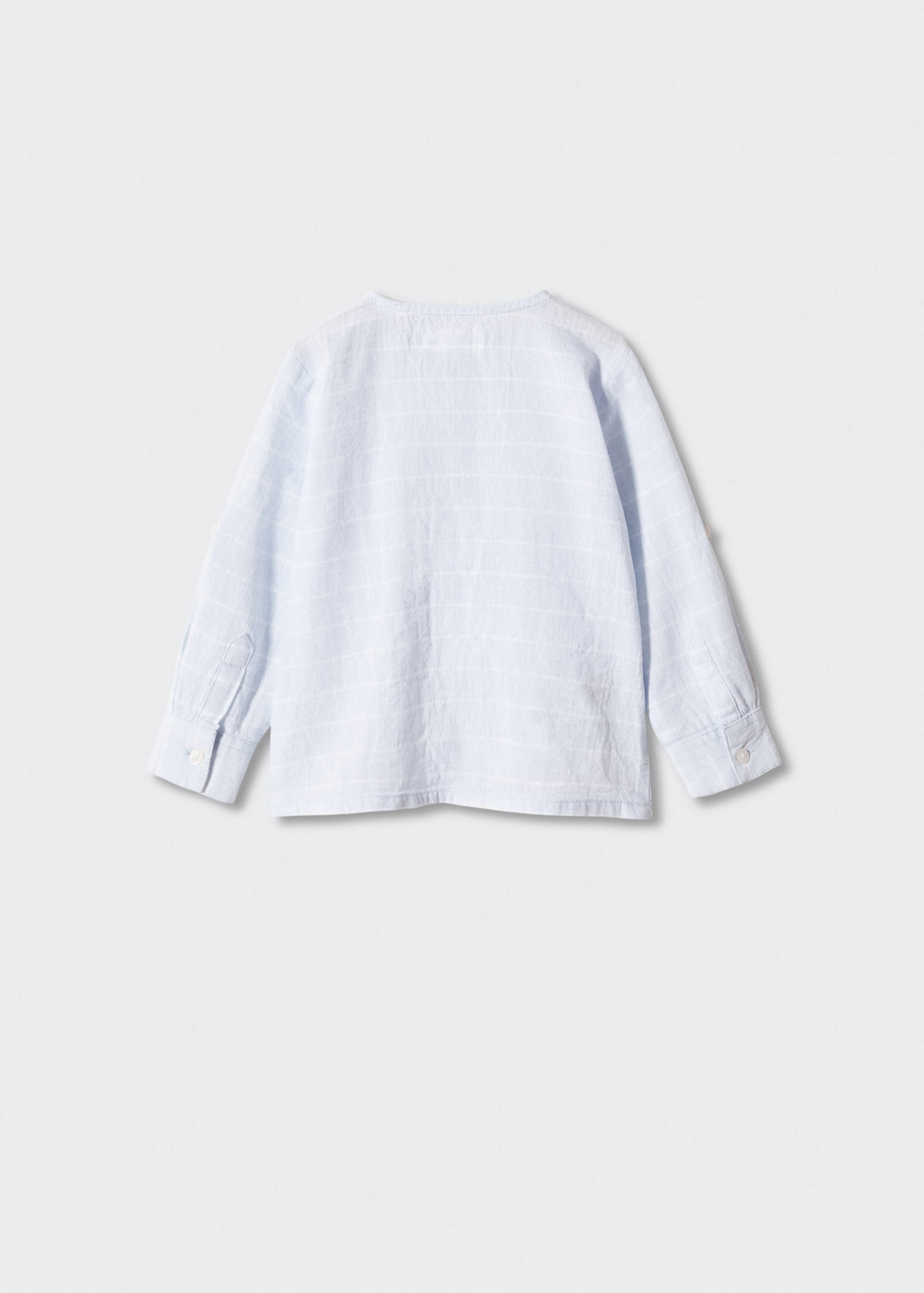 Camisa cotó lli ratlles  - Revers de l'article