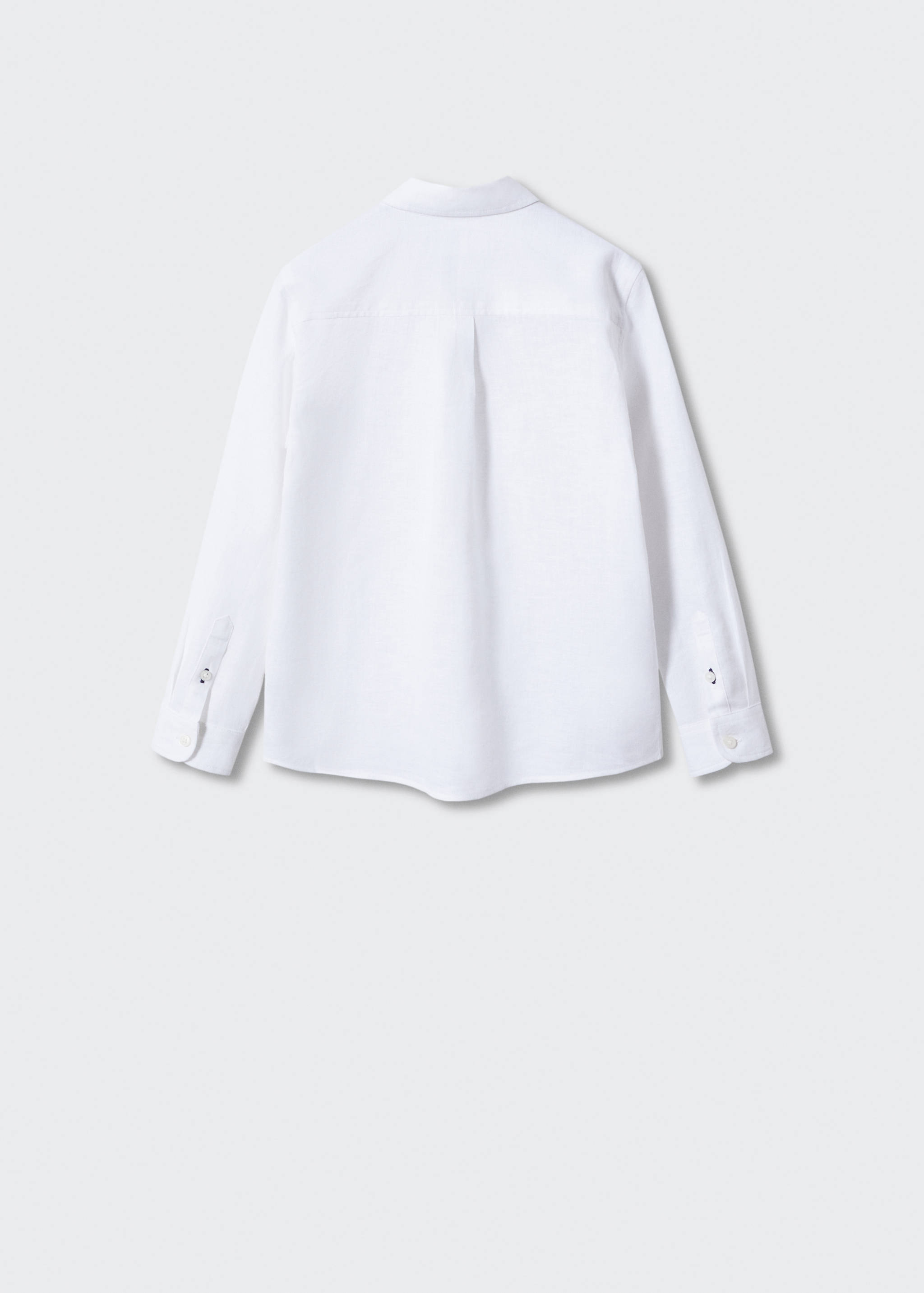 Hemd aus Baumwoll-/Leinengemisch - Rückseite des Artikels