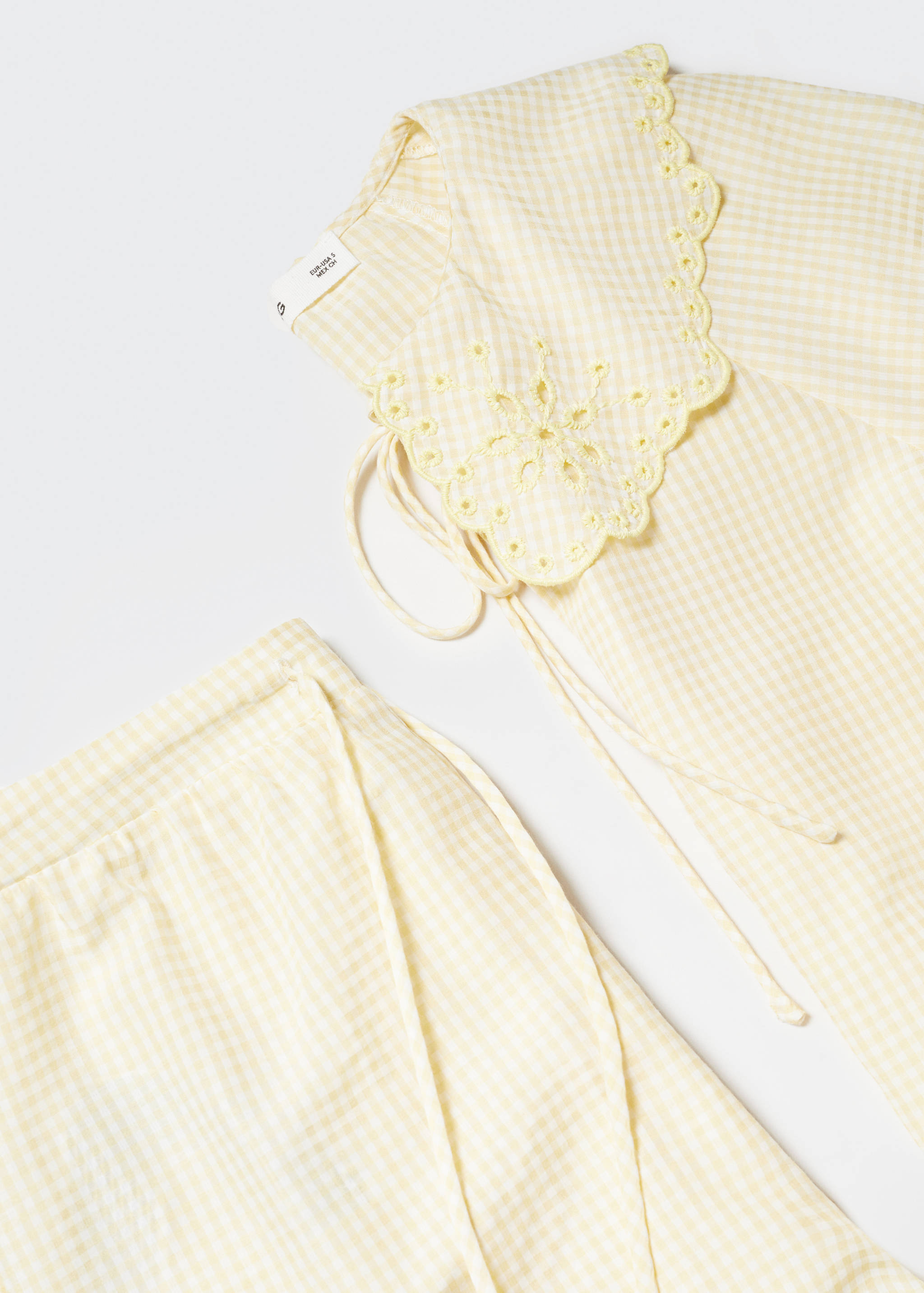 Krátké pyžamo se strukturou - Detail zboží 8