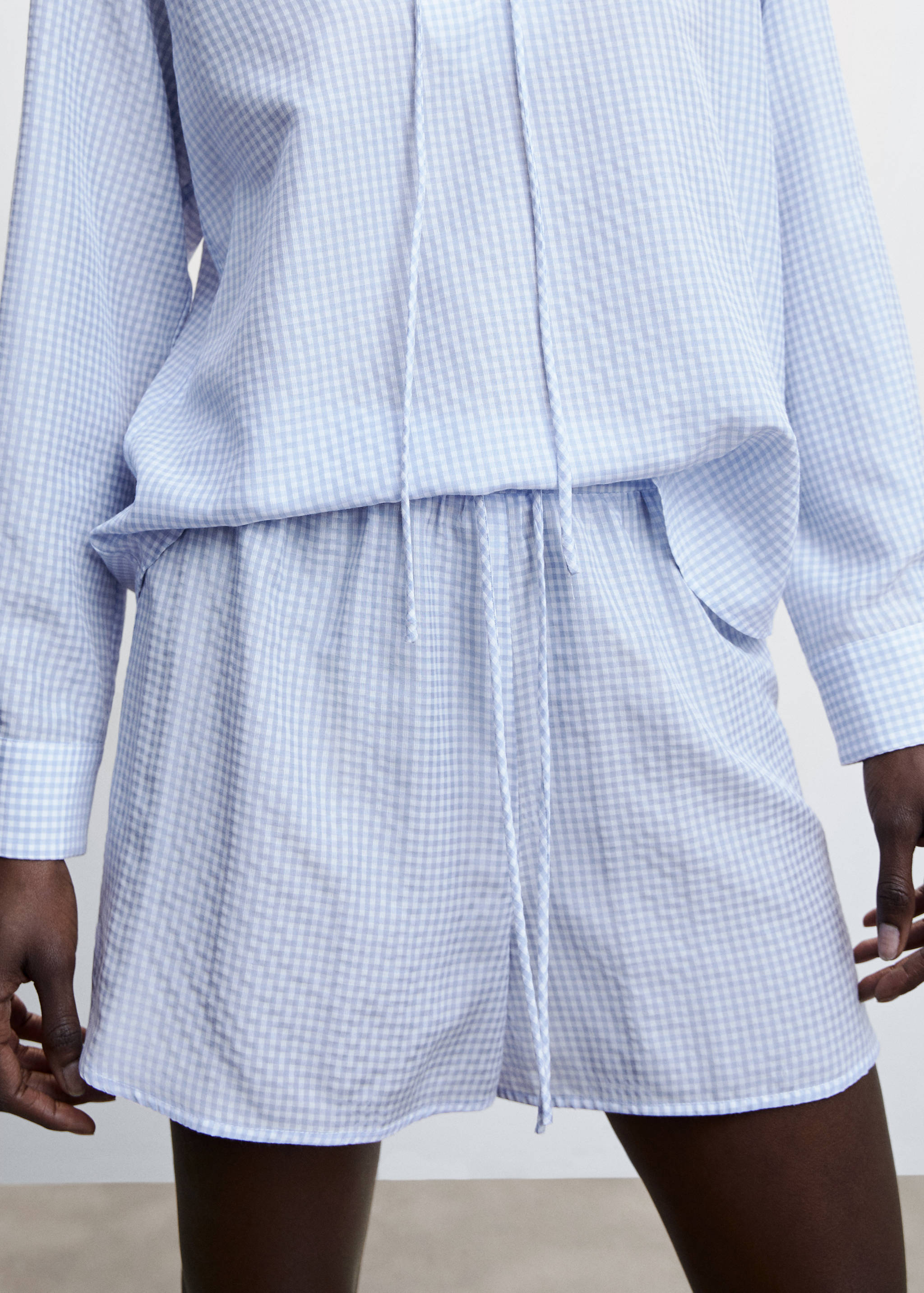 Krátké pyžamo se strukturou - Detail zboží 6