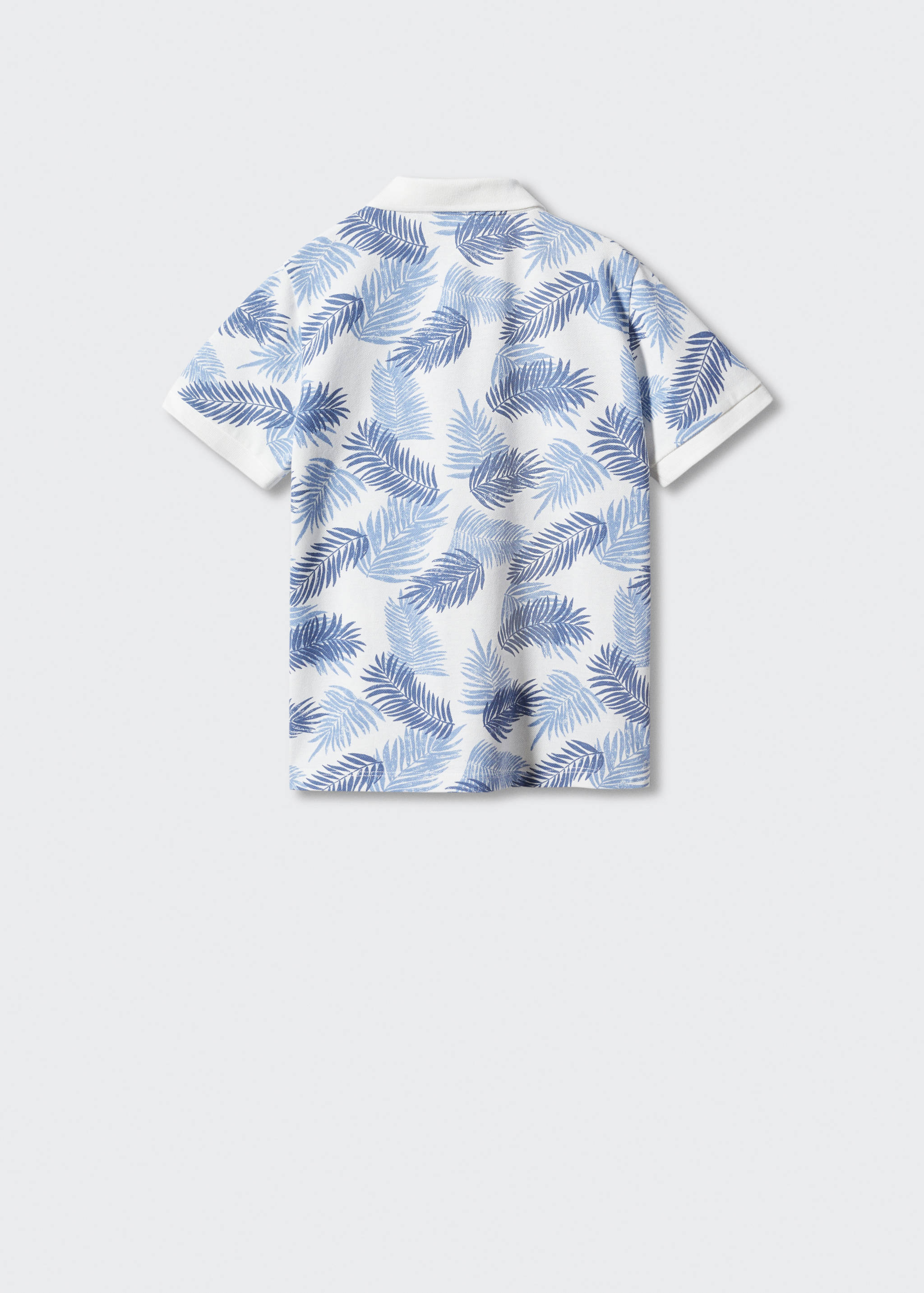 Polo-Shirt mit Palmenmotiv - Rückseite des Artikels