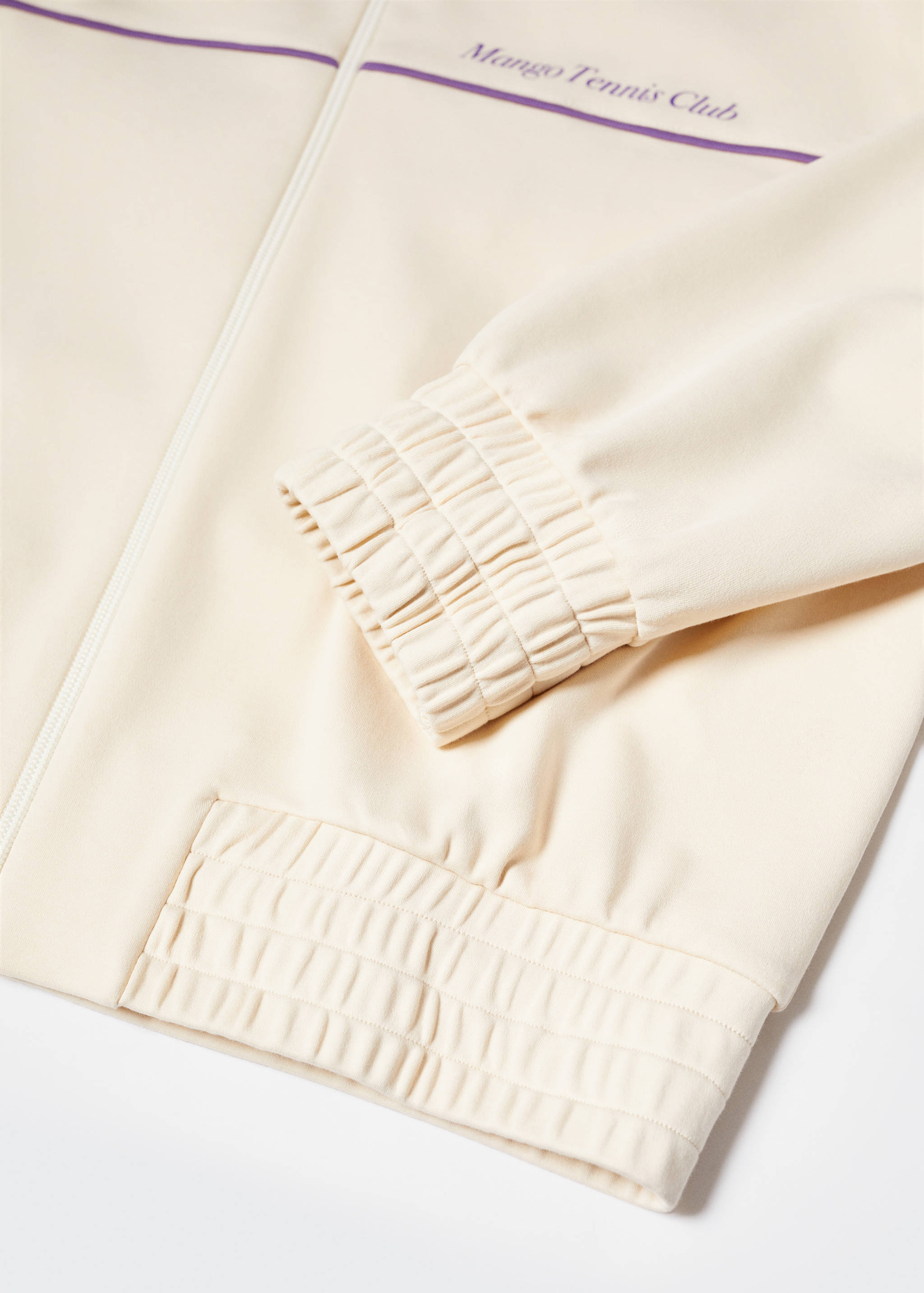 Sweatshirt mit halbhohem Kragen und Reißverschluss - Detail des Artikels 8