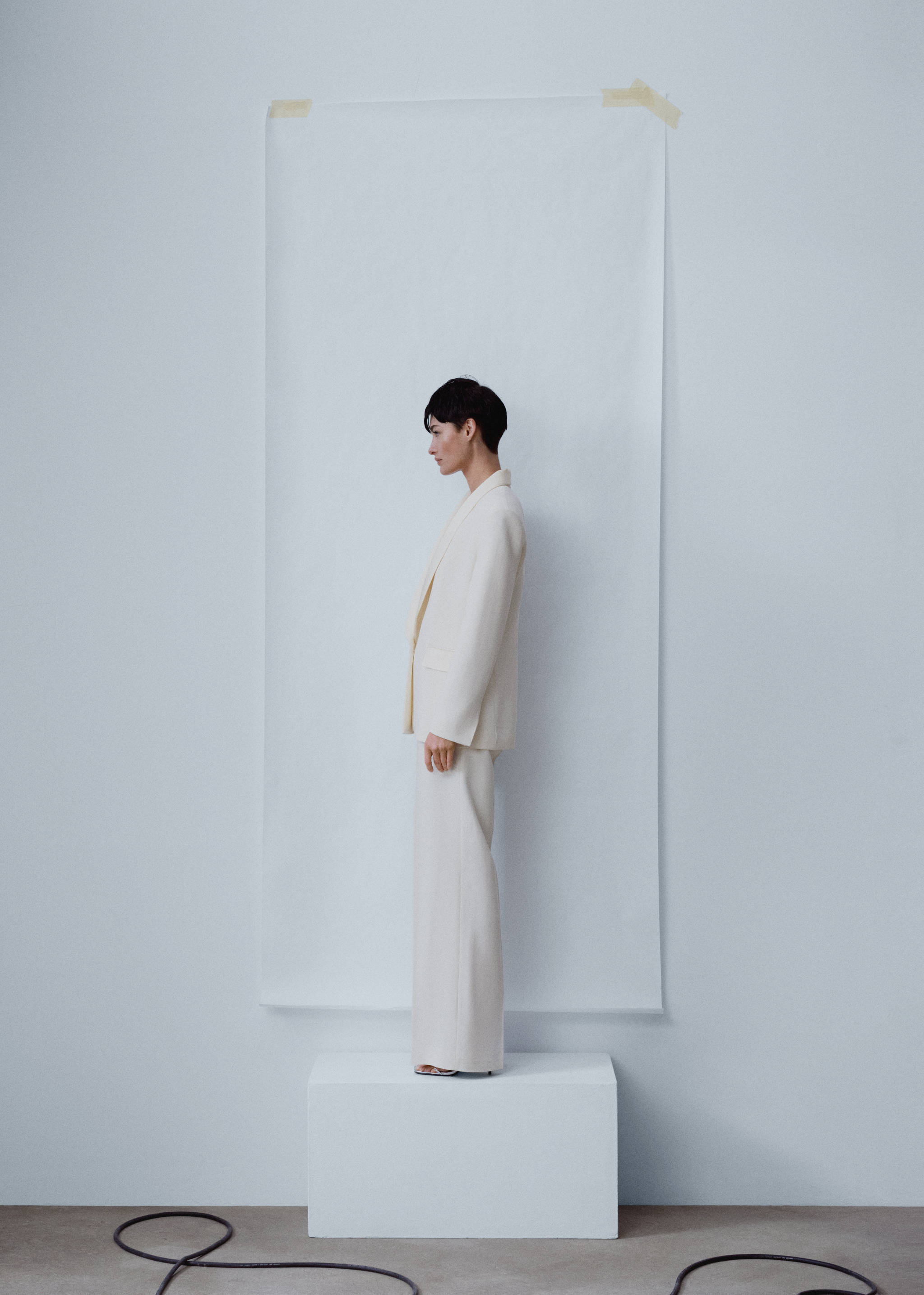 Veste tailleur détails satinés - Détail de l'article 1