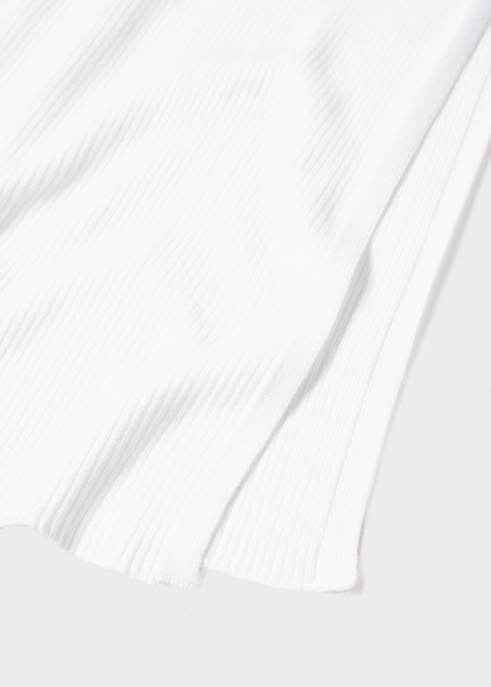 Ribbed knit dress with opening - Details of the article 8