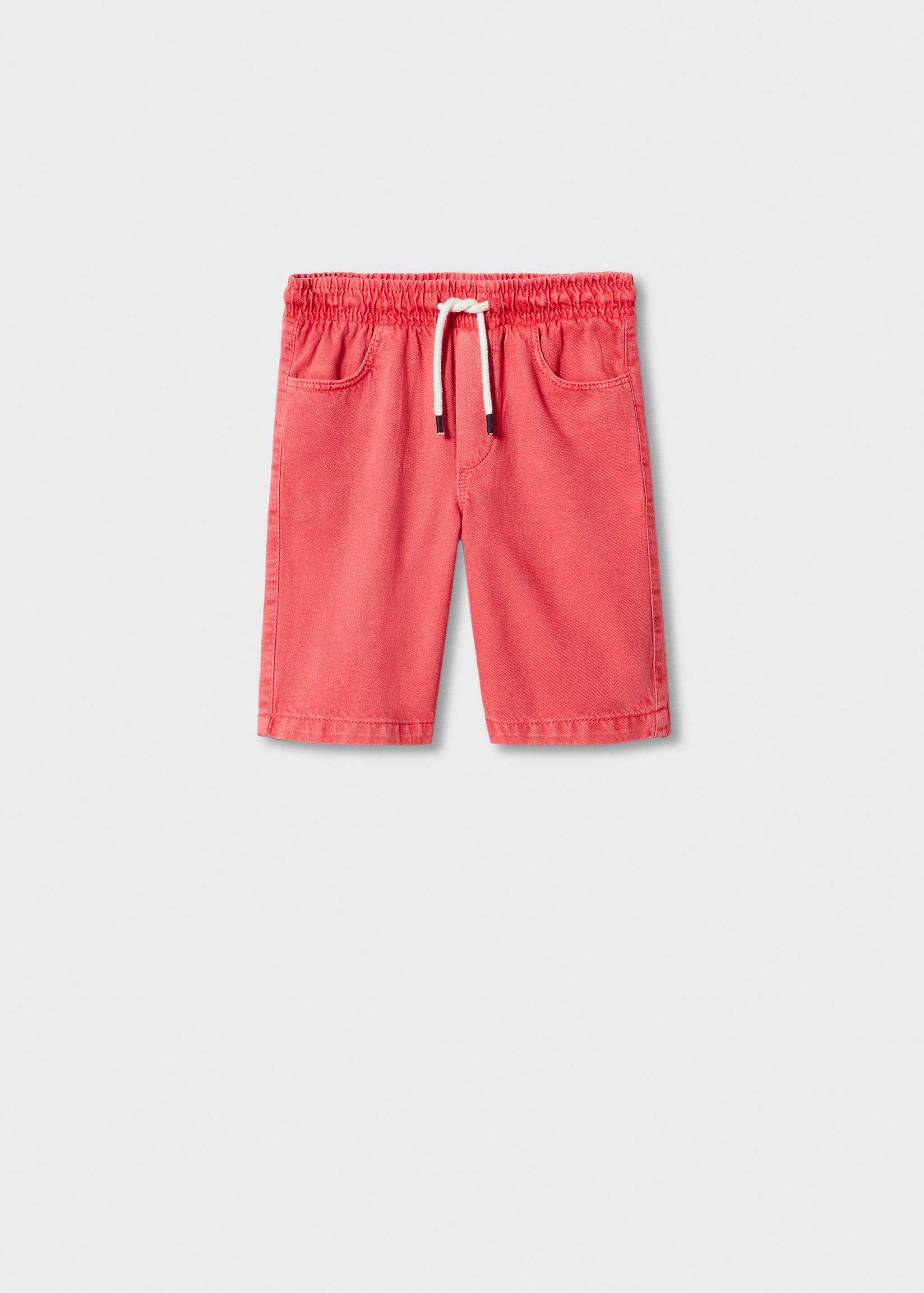 Cotton shorts with elastic waist - Article without model
