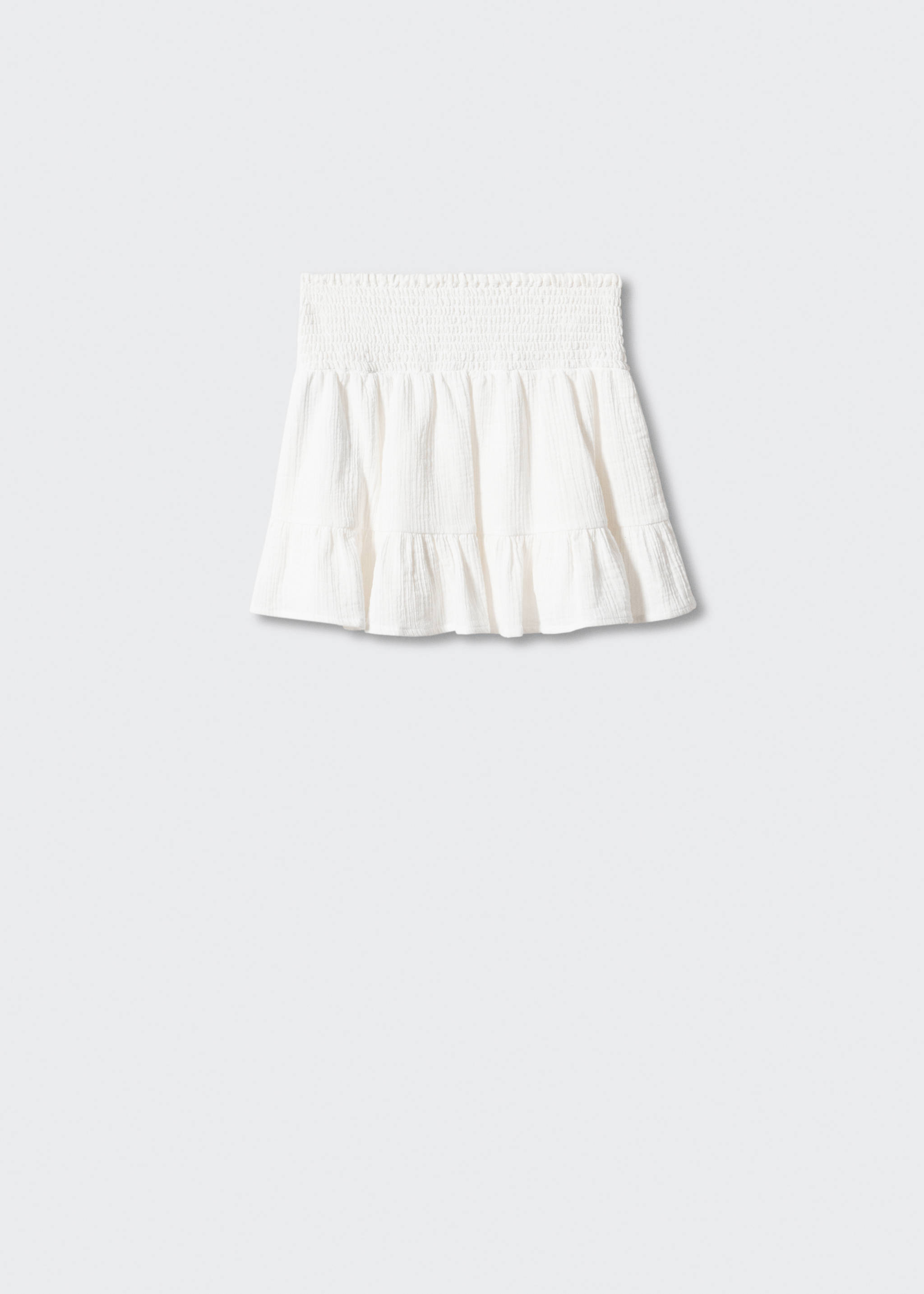 Rock mit Raff-Detail - Rückseite des Artikels