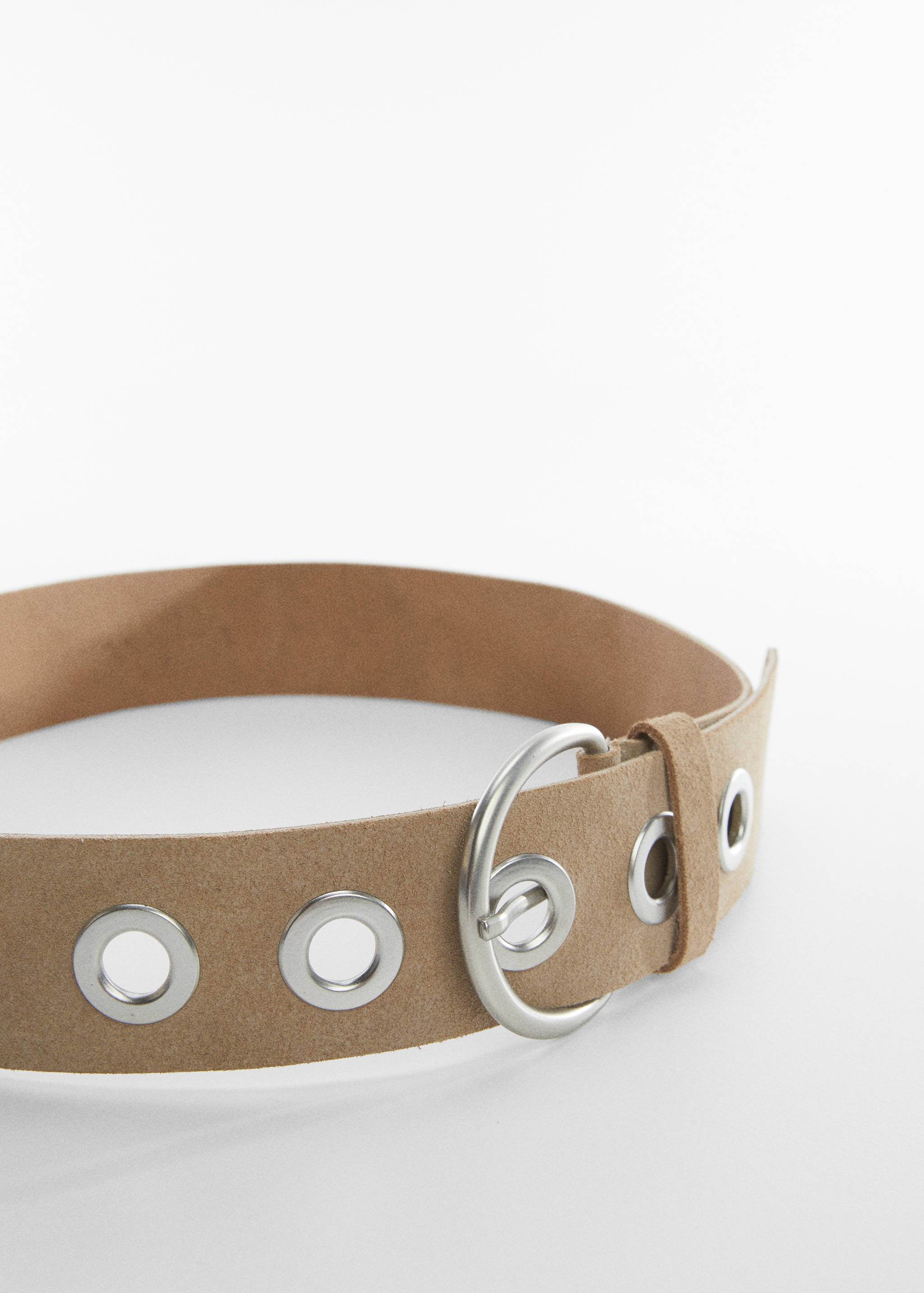 Cinturó pell anella - Pla mig