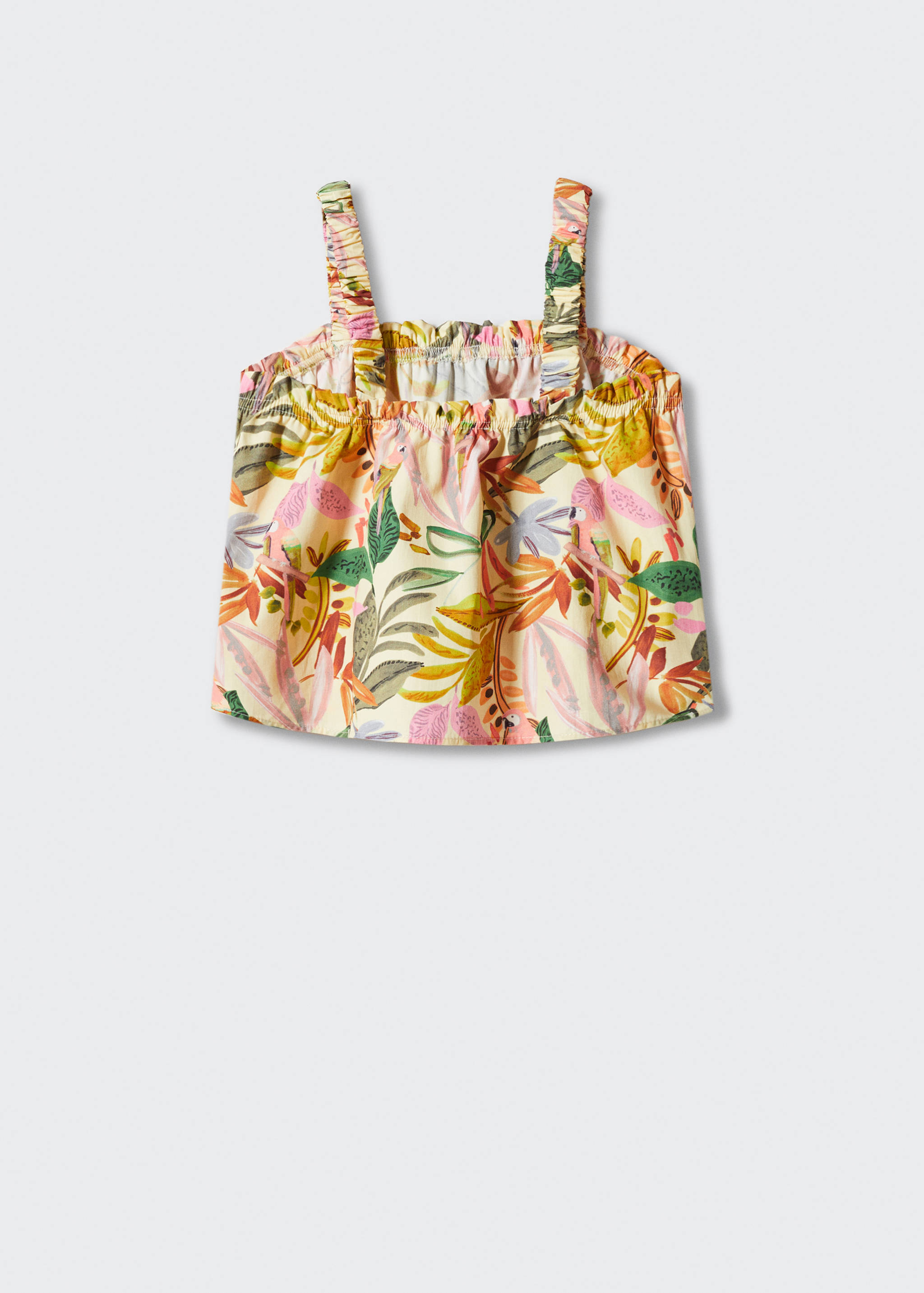 Printed cotton blouse - Reverse of the article