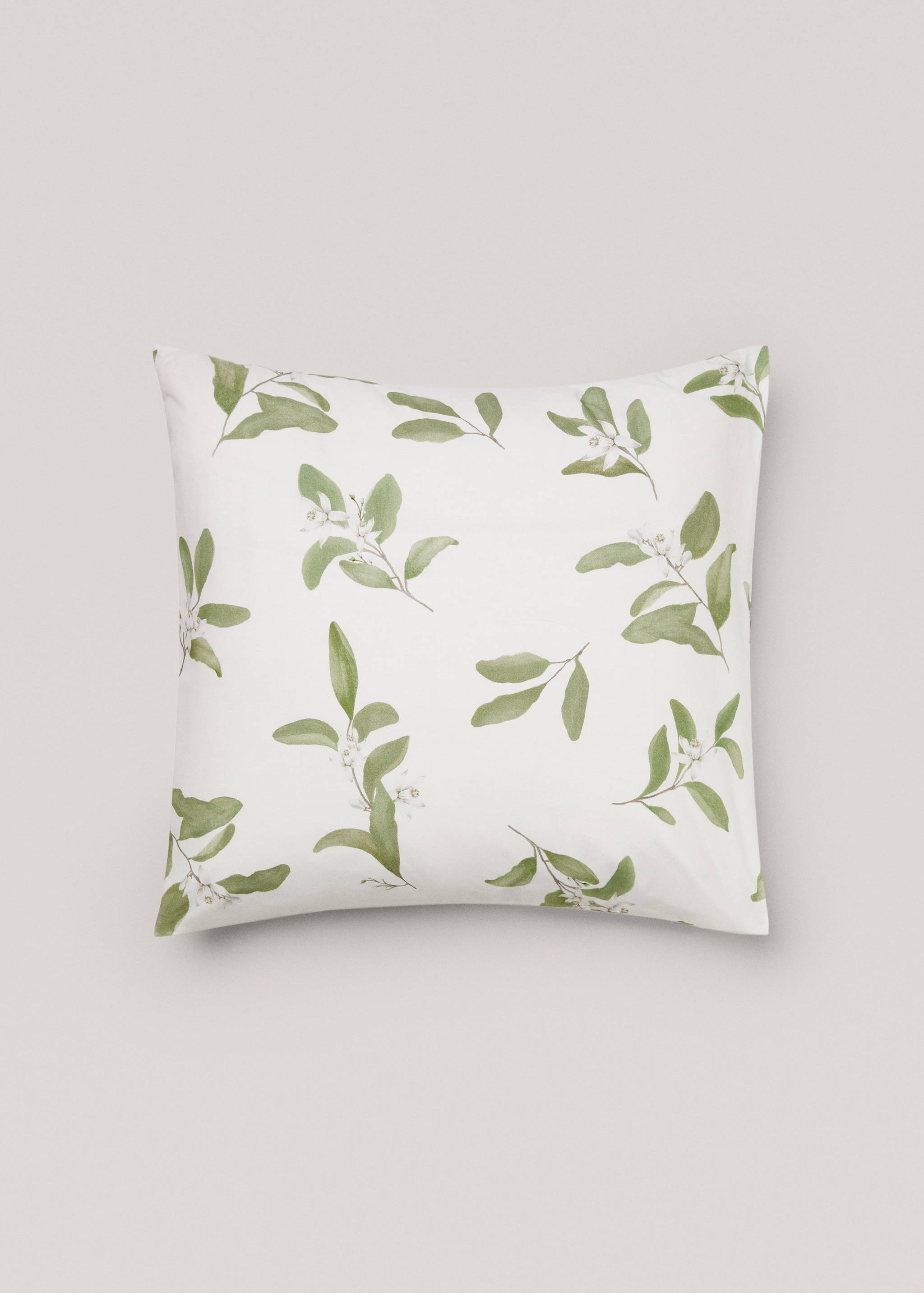 Housses de coussin imprimées feuilles 60x60 cm (Lot de deux) - Article sans modèle