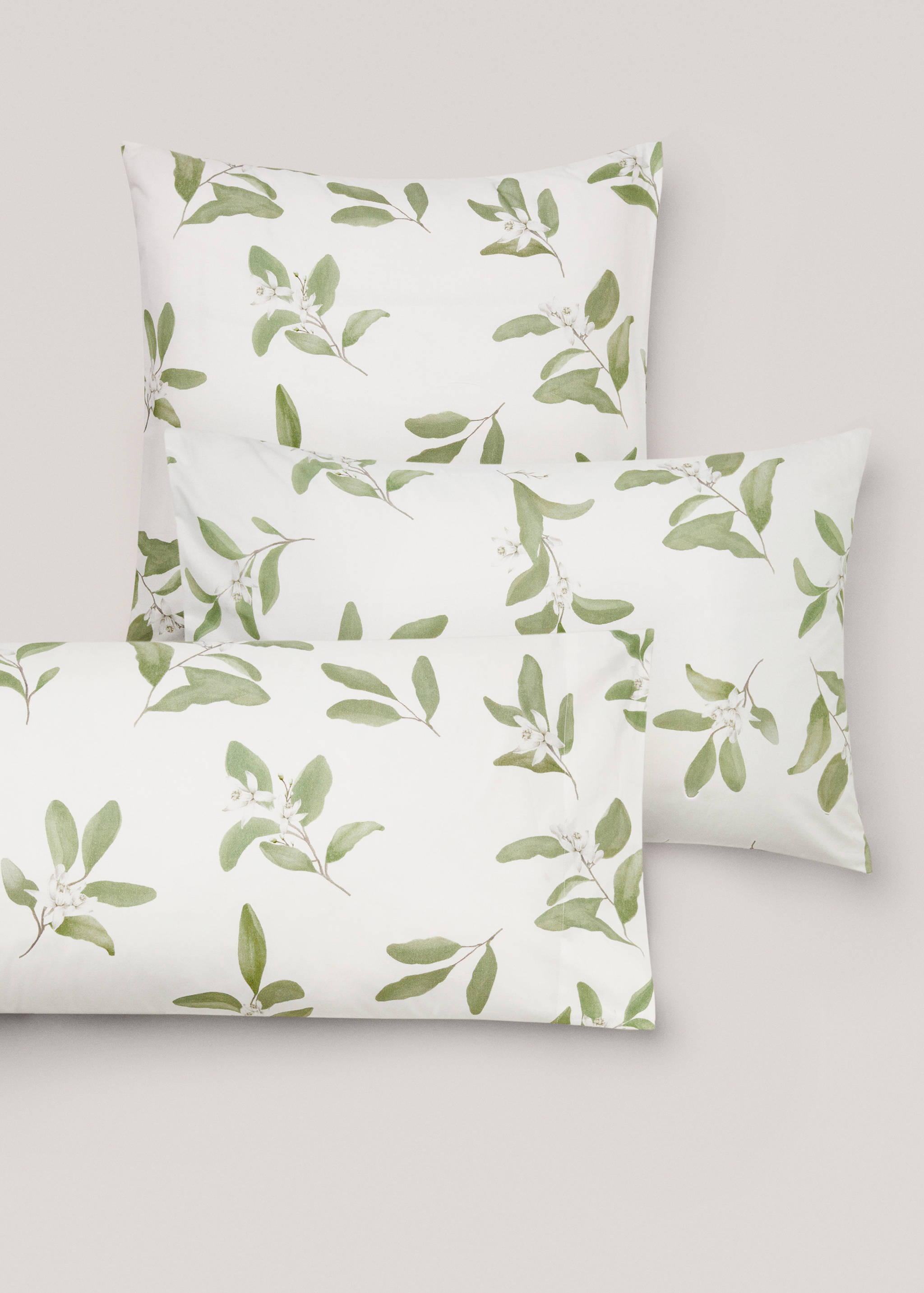 Housses de coussin imprimées feuilles 60x60 cm (Lot de deux) - Détail de l'article 4