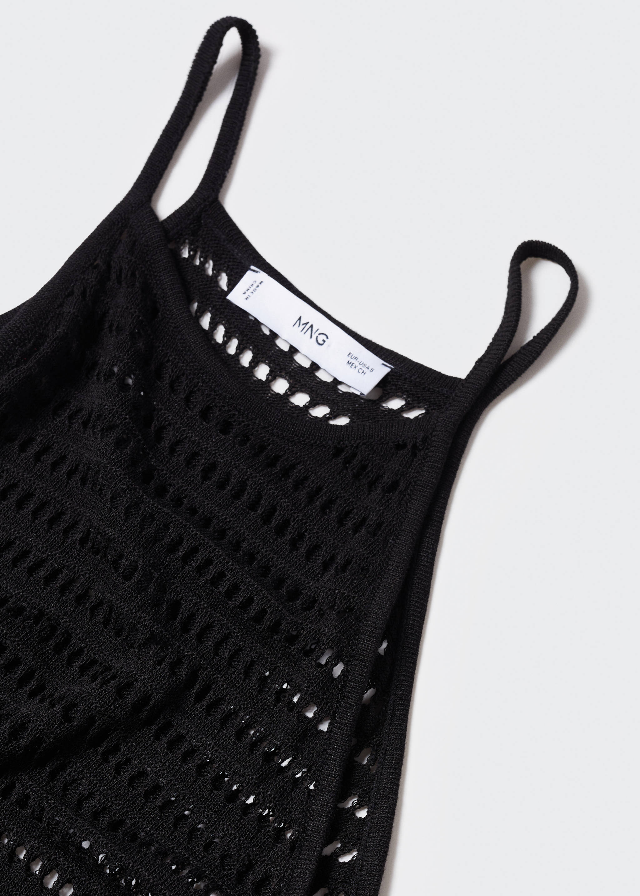 Halter-neck knitted top - Details of the article 8