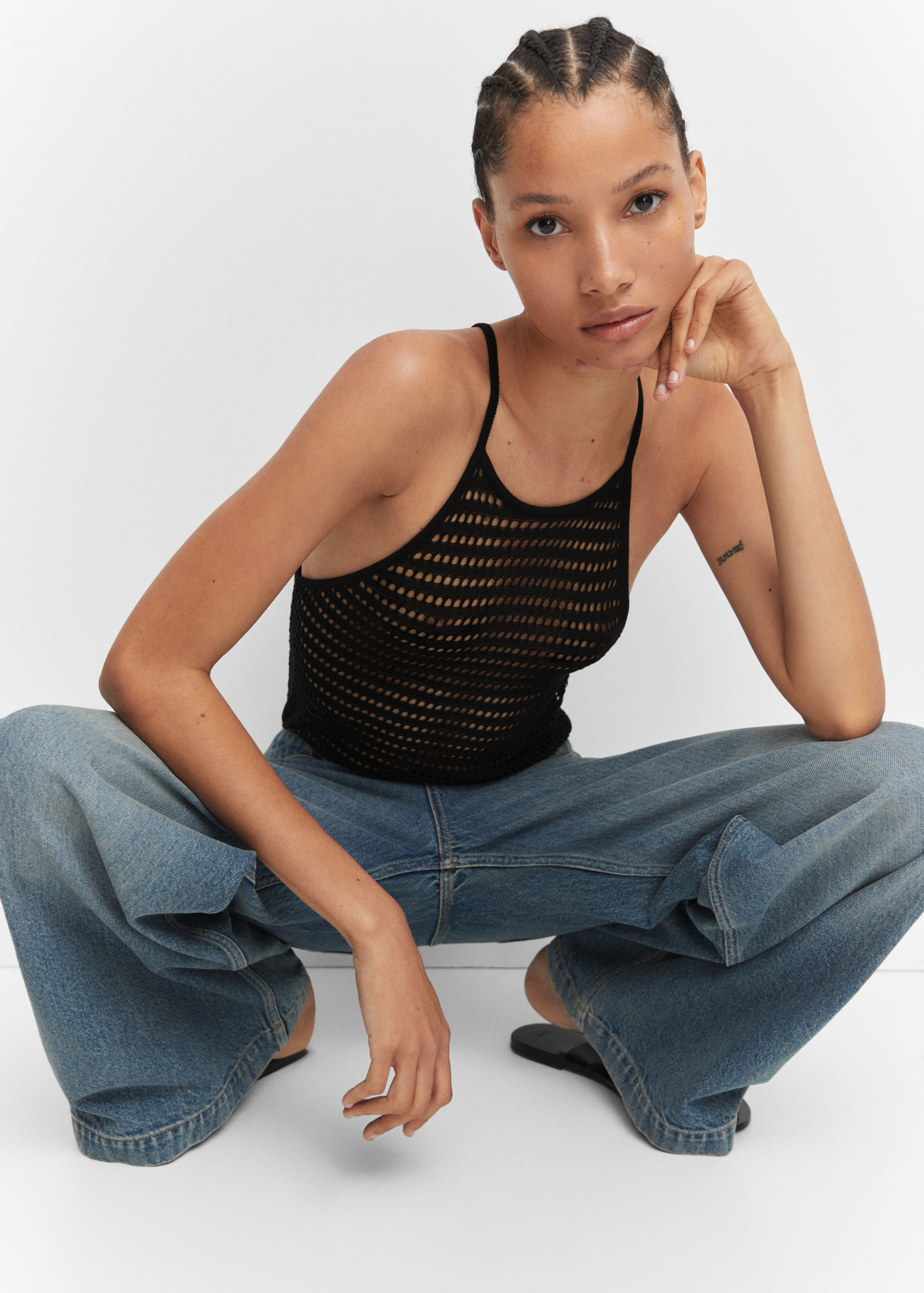 Top punt coll halter - Detall de l'article 2